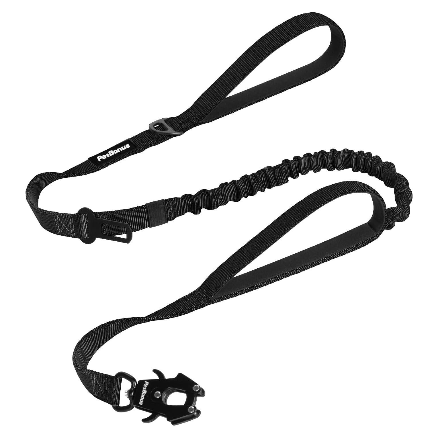 Correa Bungee para Perros PetBonus con 2 Mangos y Cinturón de Seguridad