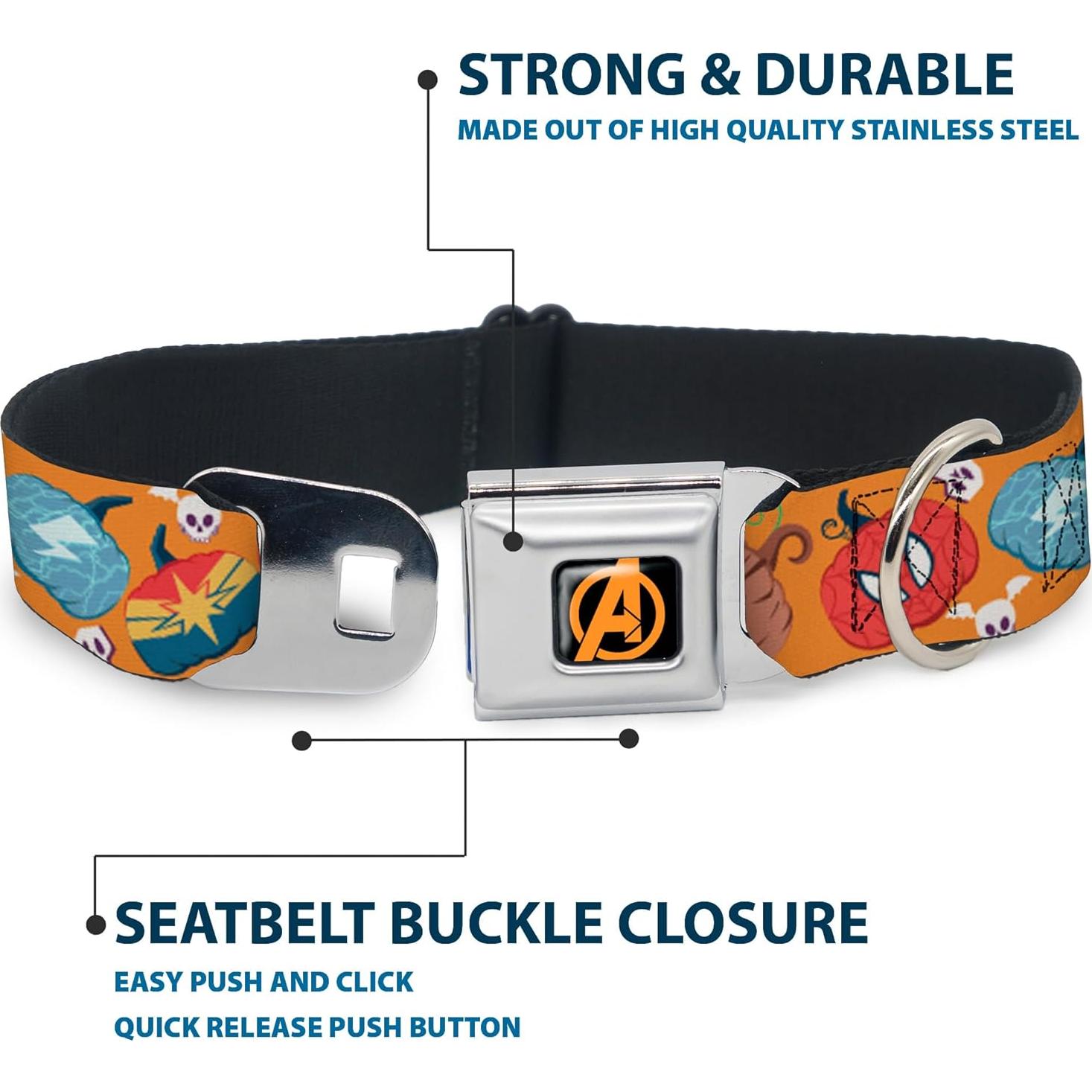 Collar para Perro Marvel Avengers Naranja 50.8-78.7 cm