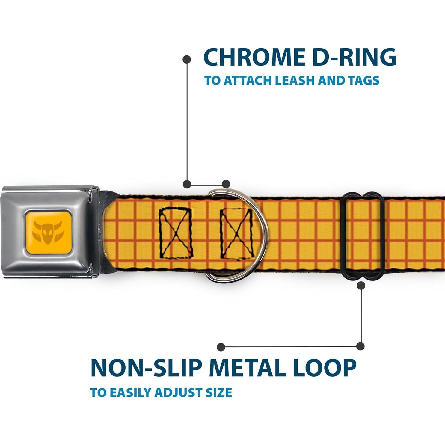 Collar para Perros Disney Buckle-Down Woody 16-23" (40.64-58.42 cm)
