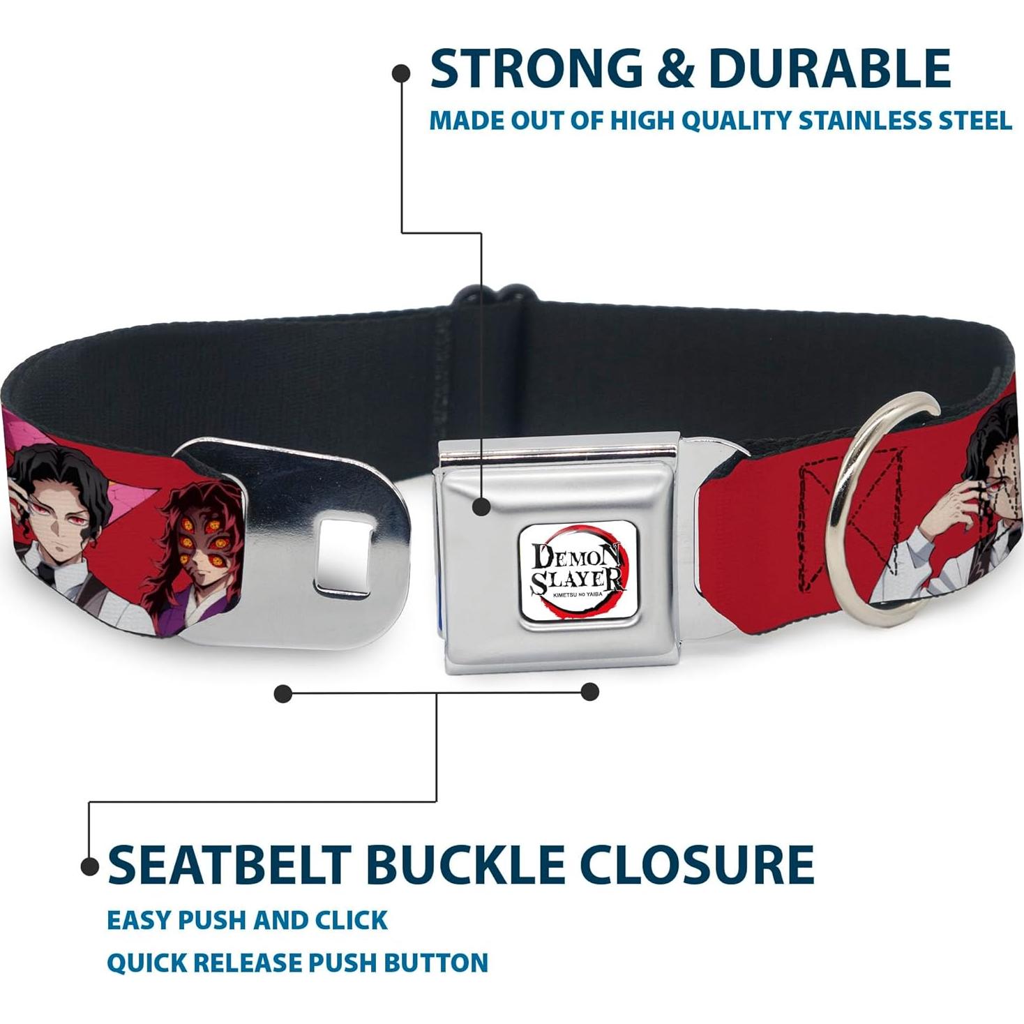 Collar para Perros Aniplex de 24.1 a 33 cm con Hebilla de Seguridad