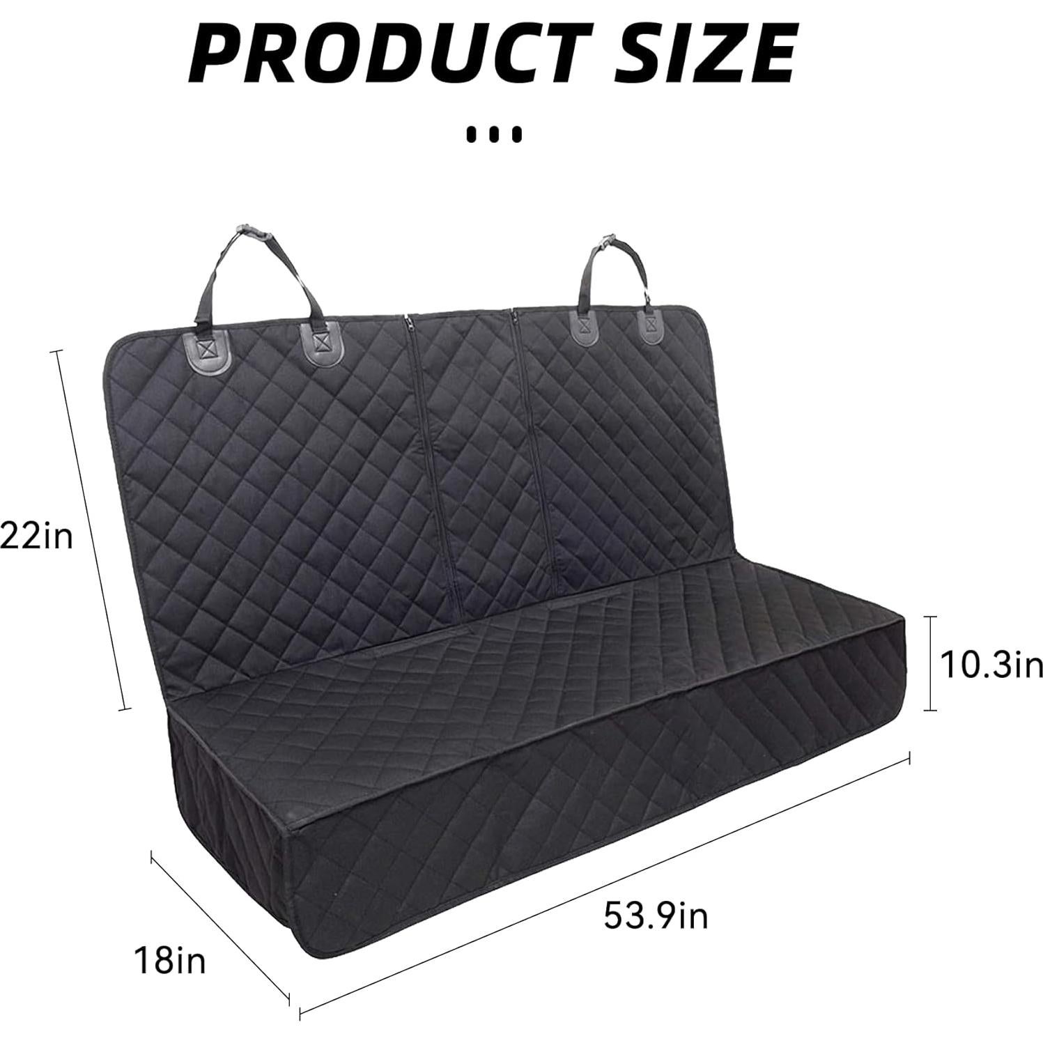 Funda de Asiento para Perros Alieemo Universal Impermeable Negra