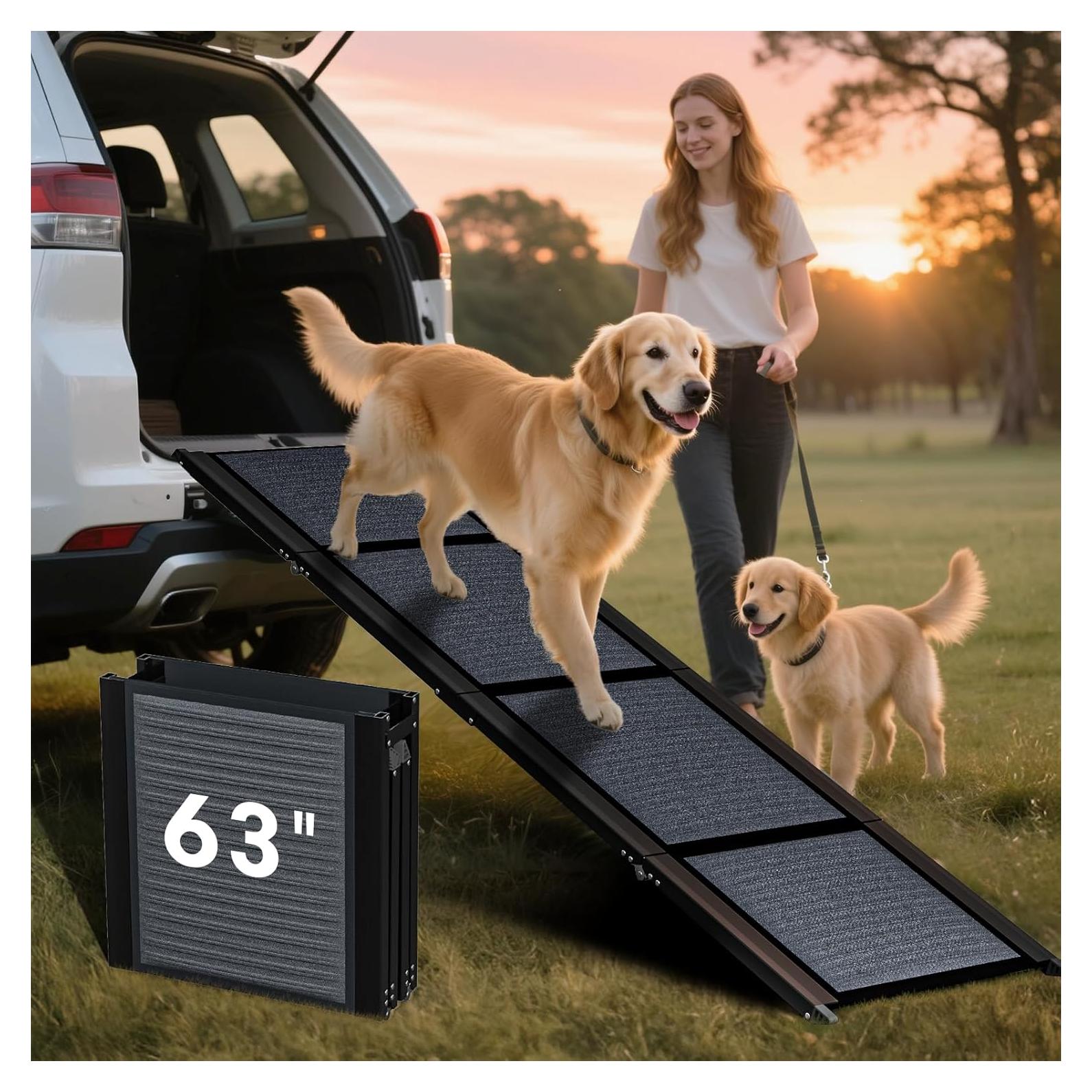 Rampa para perros HBTower 160 cm plegable antideslizante