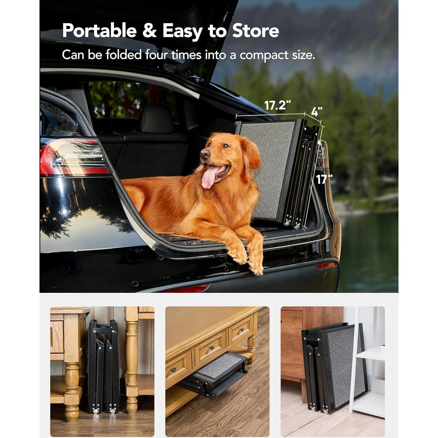 Rampa Plegable para Perros PetThem 180 cm Antideslizante