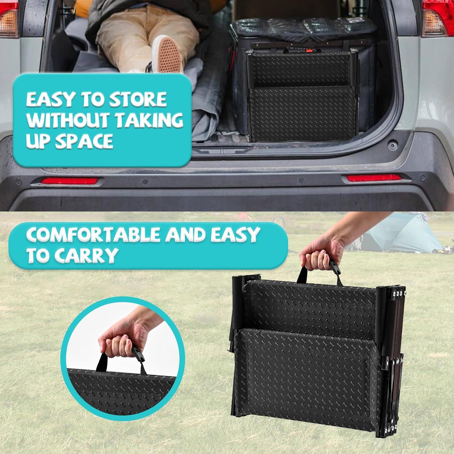 Escalera Plegable para Perros Zendova - 5 Escalones Antideslizantes