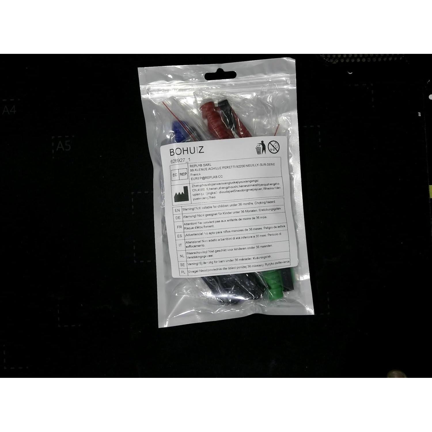 4 Piezas Herramienta de Escape Automóvil BOHUIZ 3 en 1