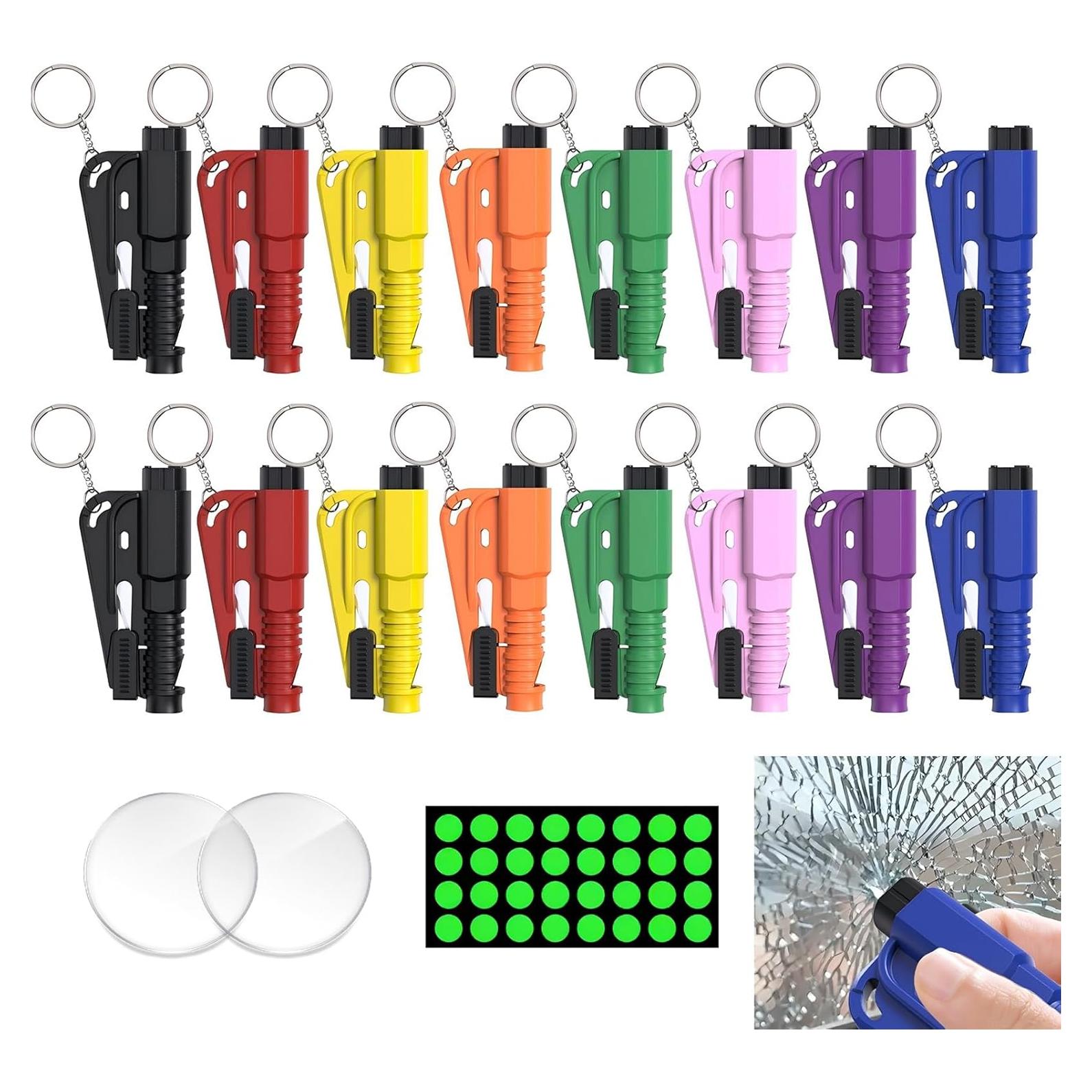 Herramienta de Escape 3 en 1 Fonestuff - Rompe Ventanas y Cortador de Cinturón