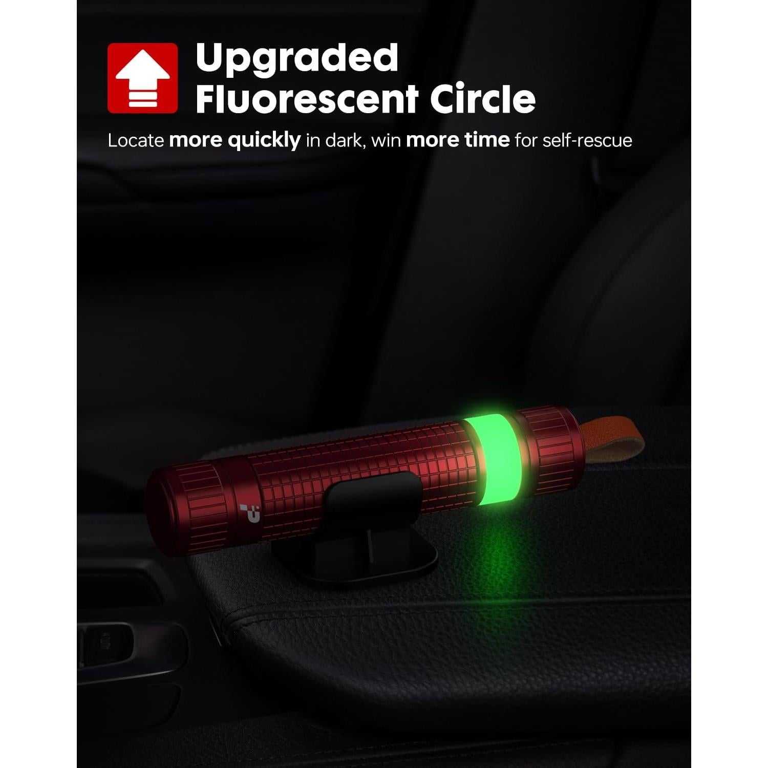 Cortador de Cinturón y Rompedor de Ventanas PARTSWAY 2 en 1