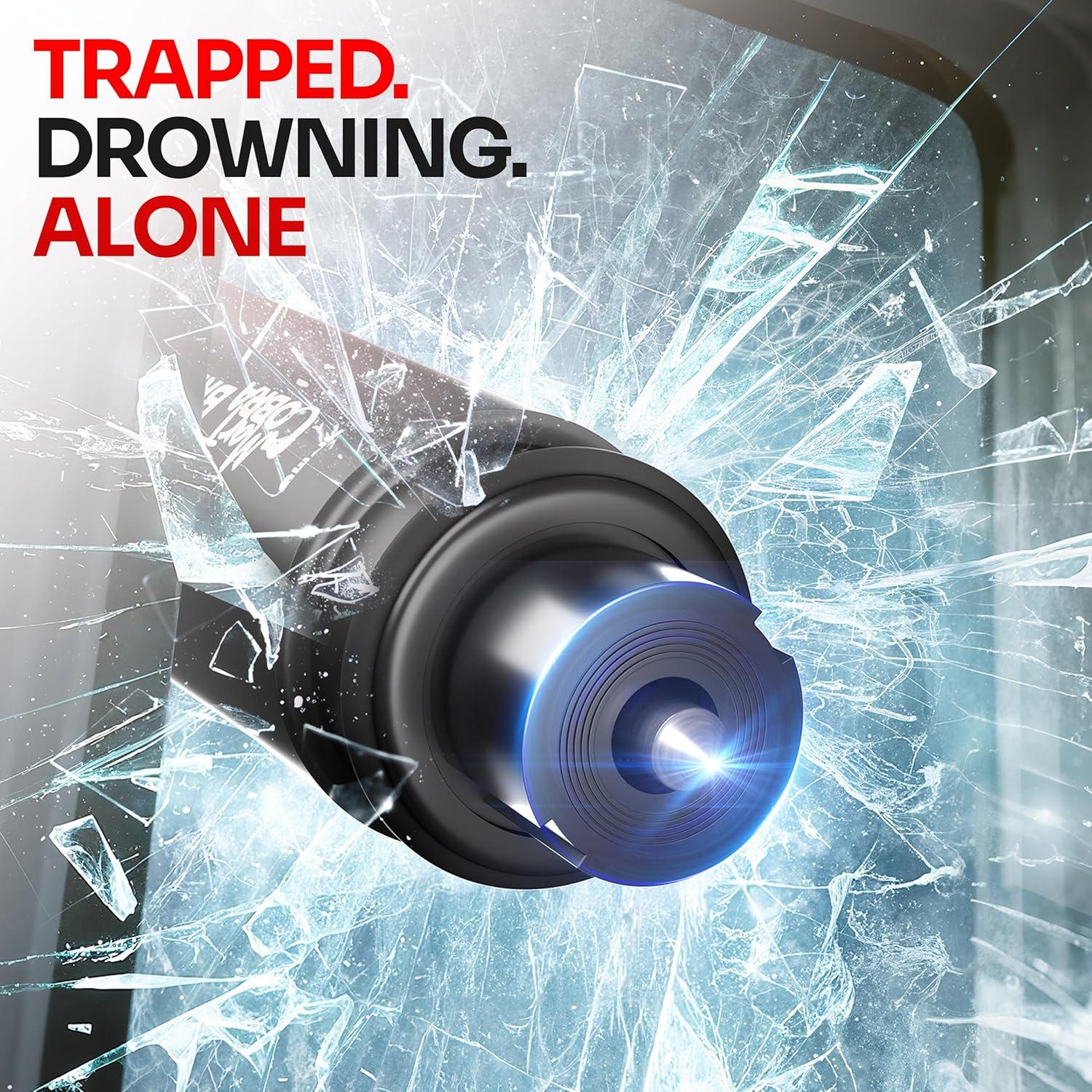 Herramienta Rompe Ventanas y Cortador de Cinturones Mart Cobra