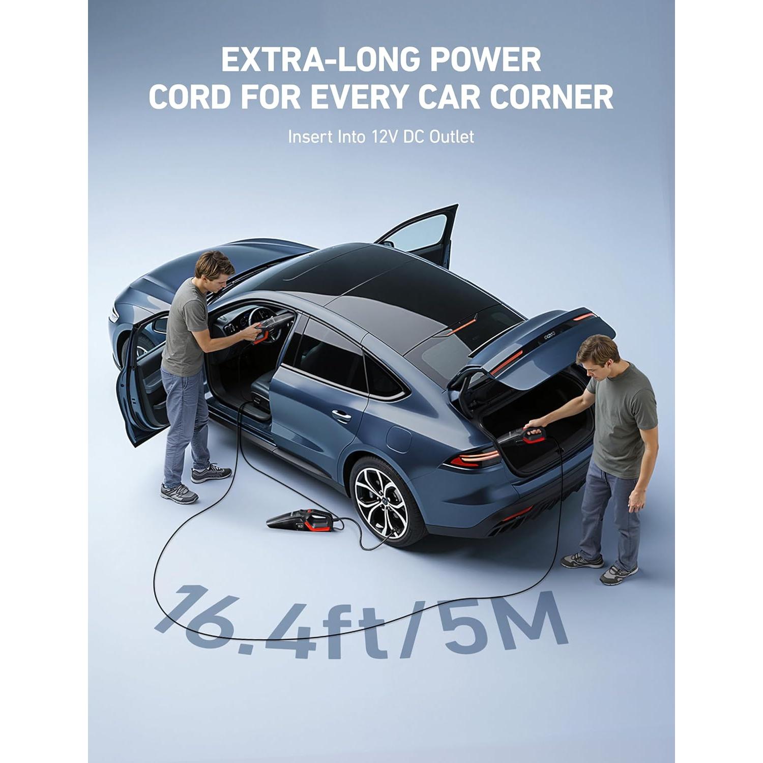 Compresor de Aire Portátil AstroAI AIRUN V3 4-en-1 150 PSI