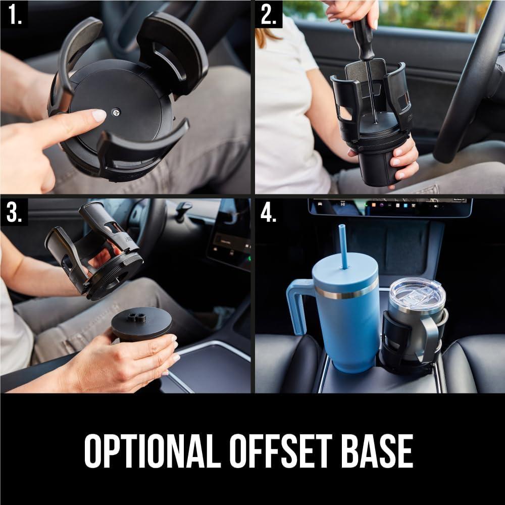 Expansor de Porta Vasos Gorilla Grip Negro Ajustable 18-48oz