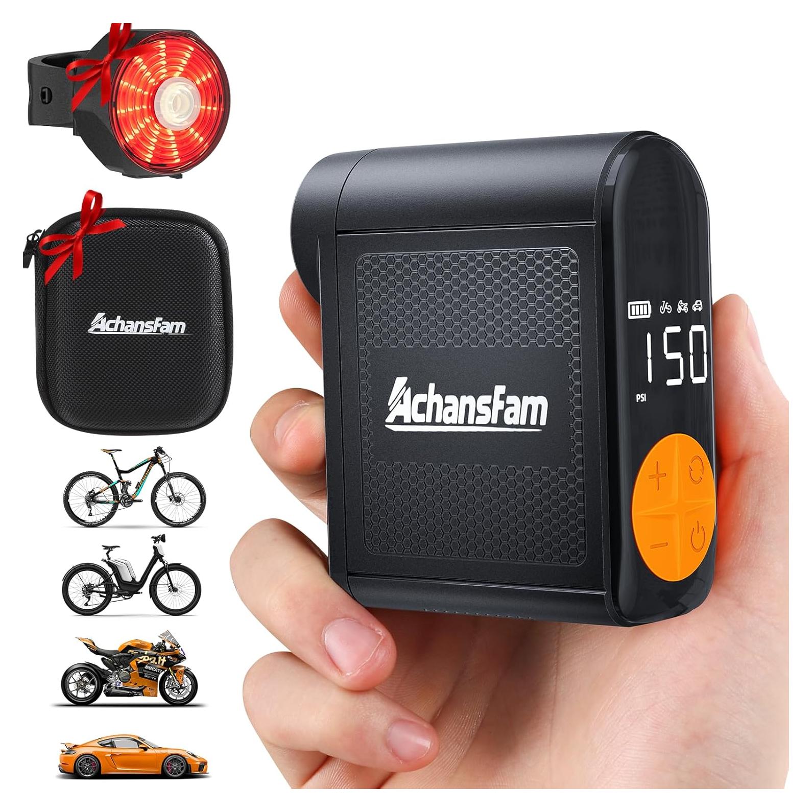 Bomba de Aire Eléctrica Achansfam MINI 9 150 PSI Portátil