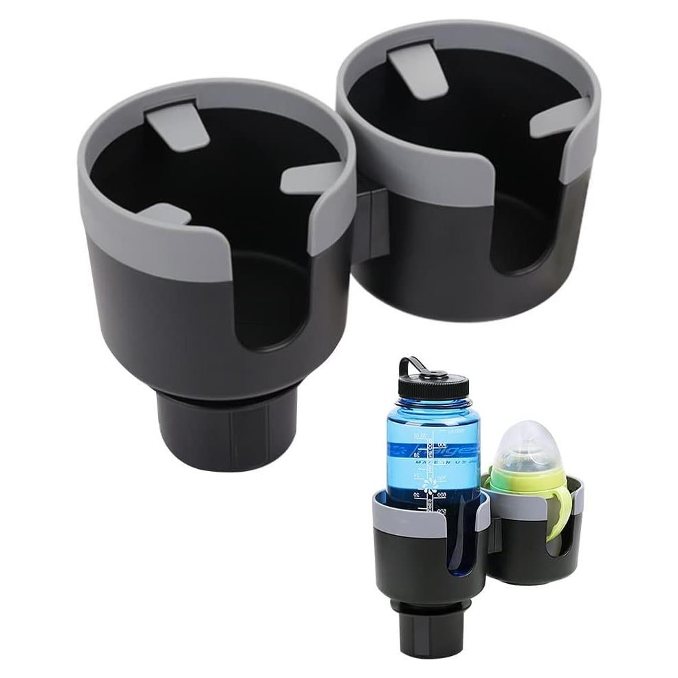 Soporte para Tazas Duales JINKEY 2 en 1 Ajustable Gris