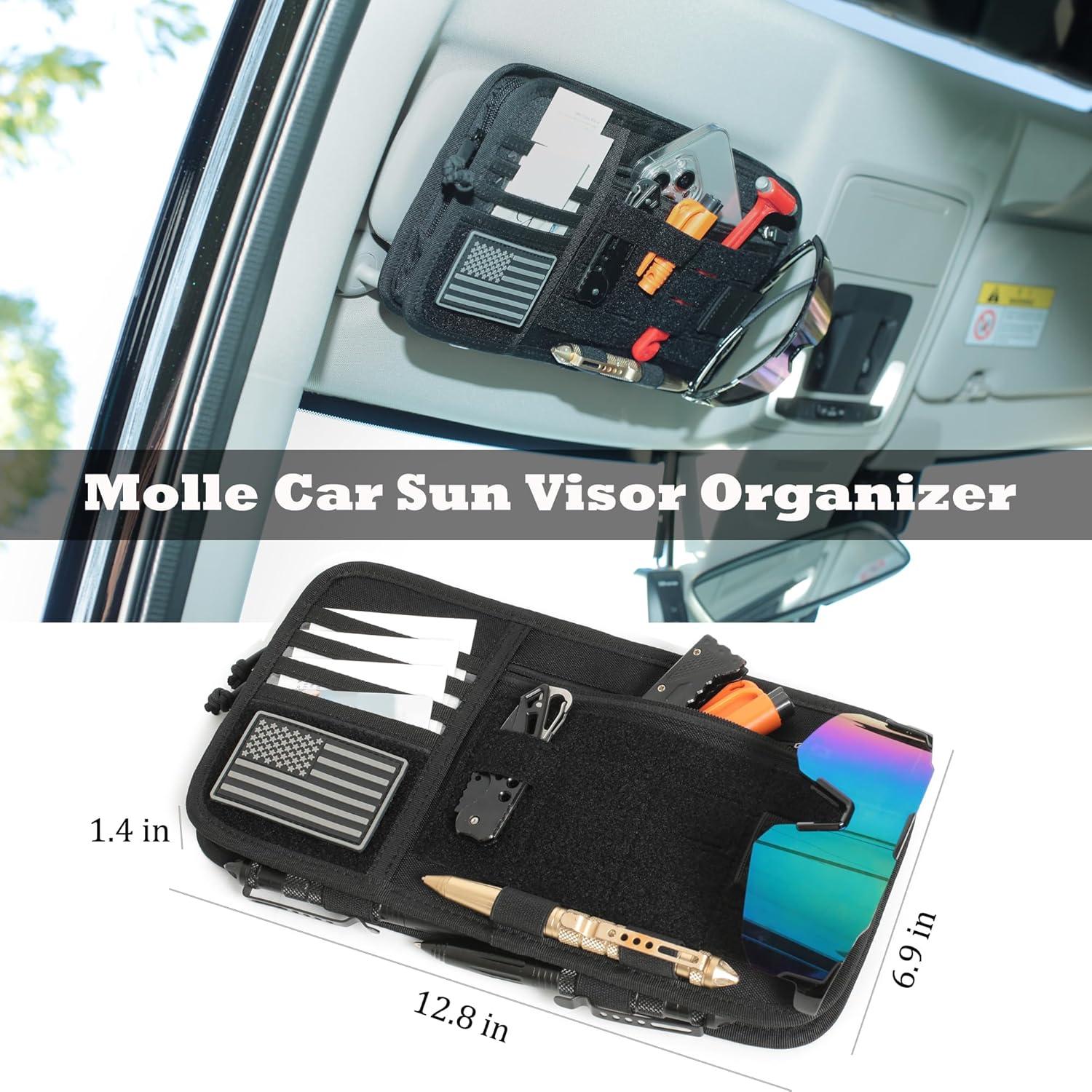 Organizador de Visera de Coche Molle Katadem CSV-C 34x19cm