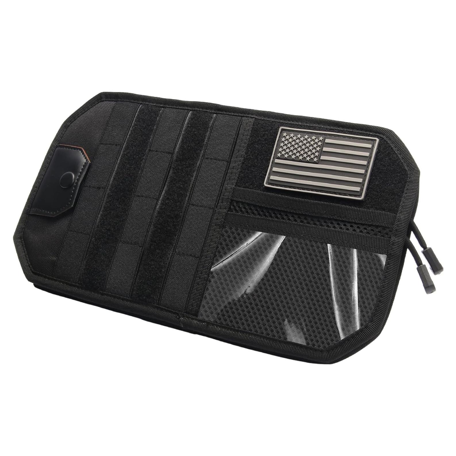 Organizador de Visera Molle Lephyon para Coche Negro 331g