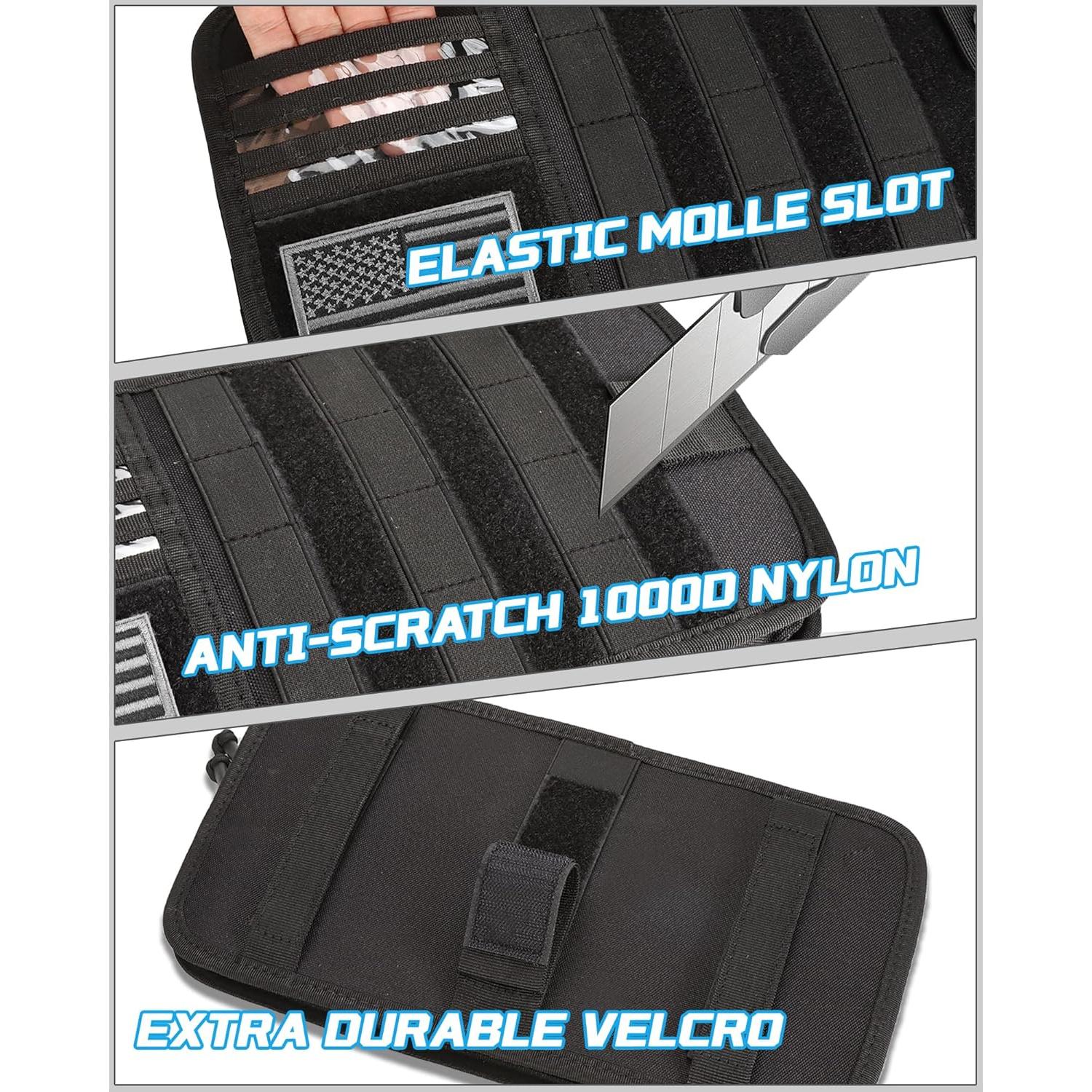 Organizador de Visera de Coche KUKANTST, Nylon 1000D, Ajustable