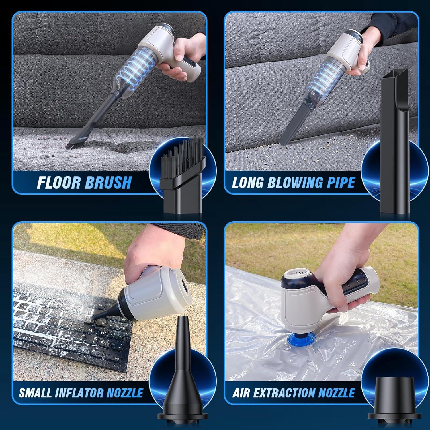 Aspiradora Portátil Inalámbrica IHE HL-107-1 15000Pa 120W