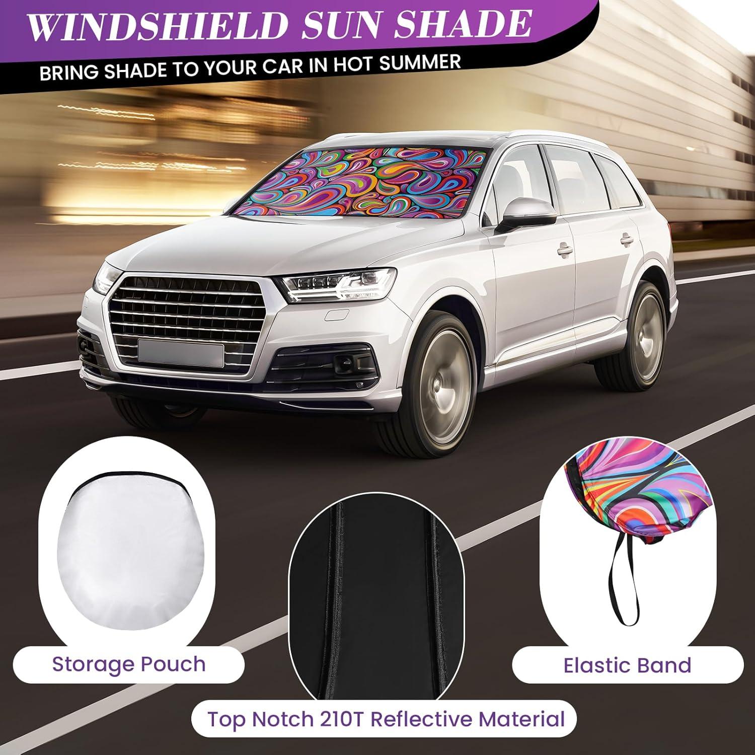 Protector Solar Parabrisas Coche Loiyadn 139.7x81.3 cm