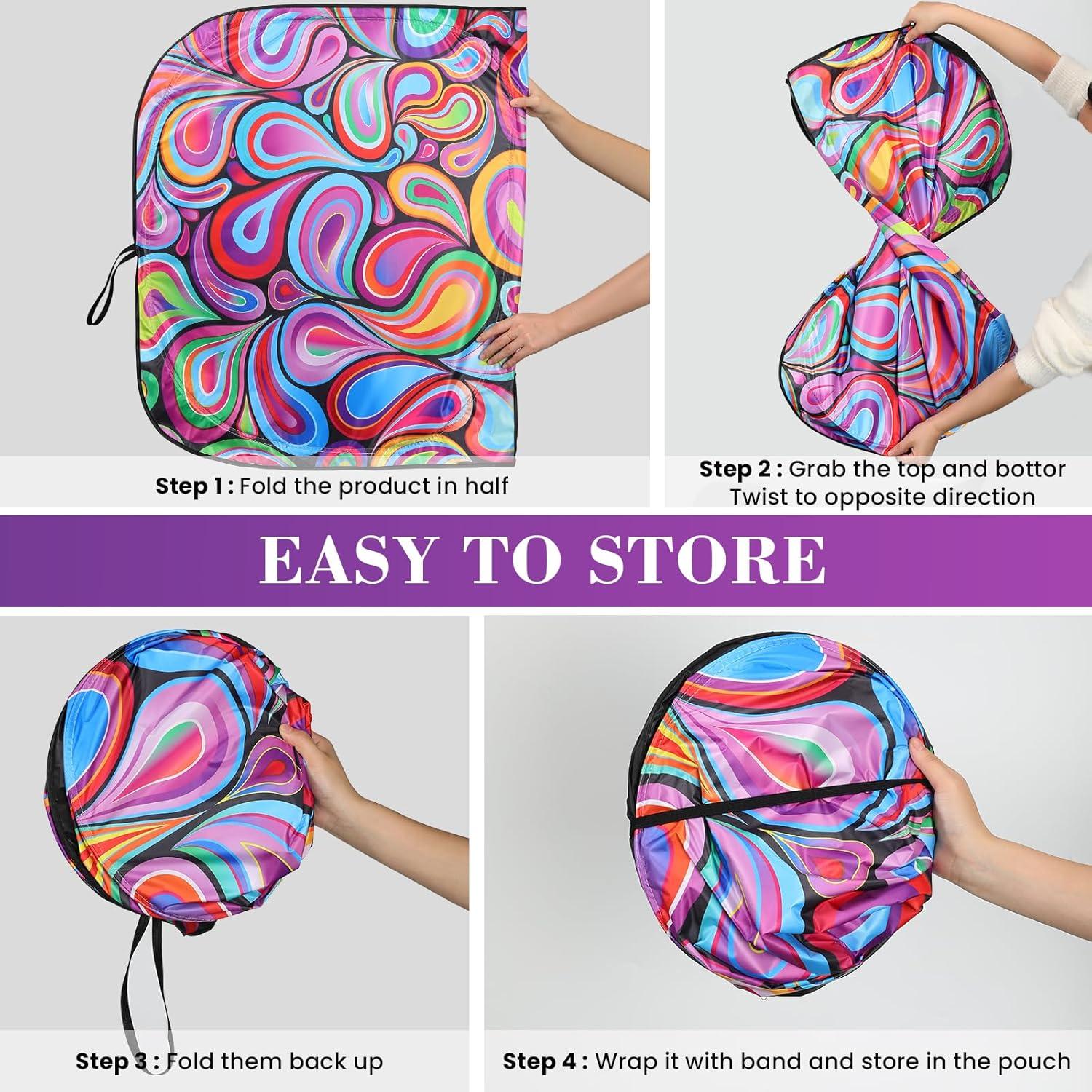 Protector Solar Parabrisas Coche Loiyadn 139.7x81.3 cm