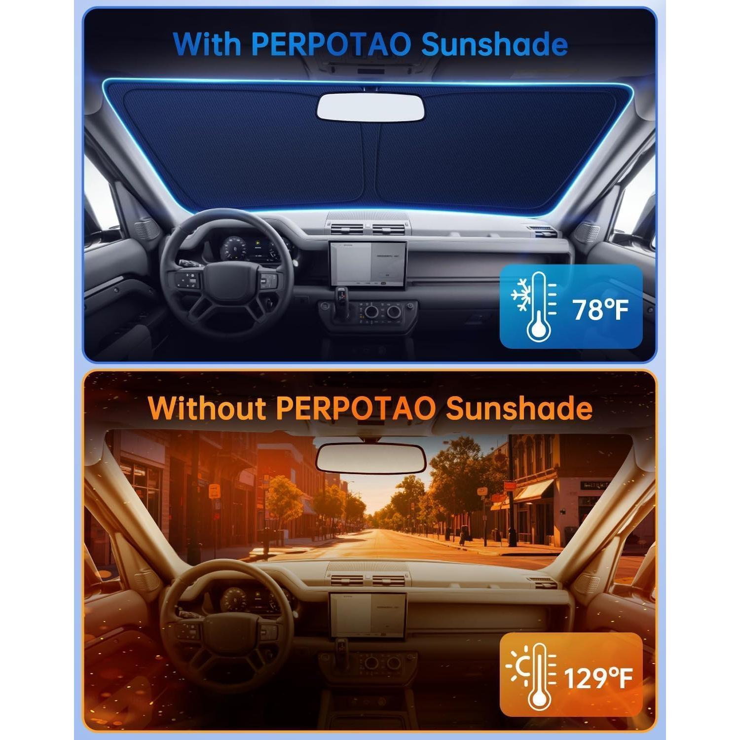 Protector Solar para Parabrisas PERPOTAO CS-11 XL 162.56x86.36cm