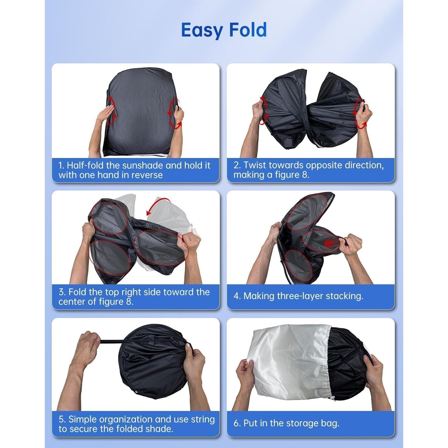 Protector Solar para Parabrisas PERPOTAO CS-11 XL 162.56x86.36cm