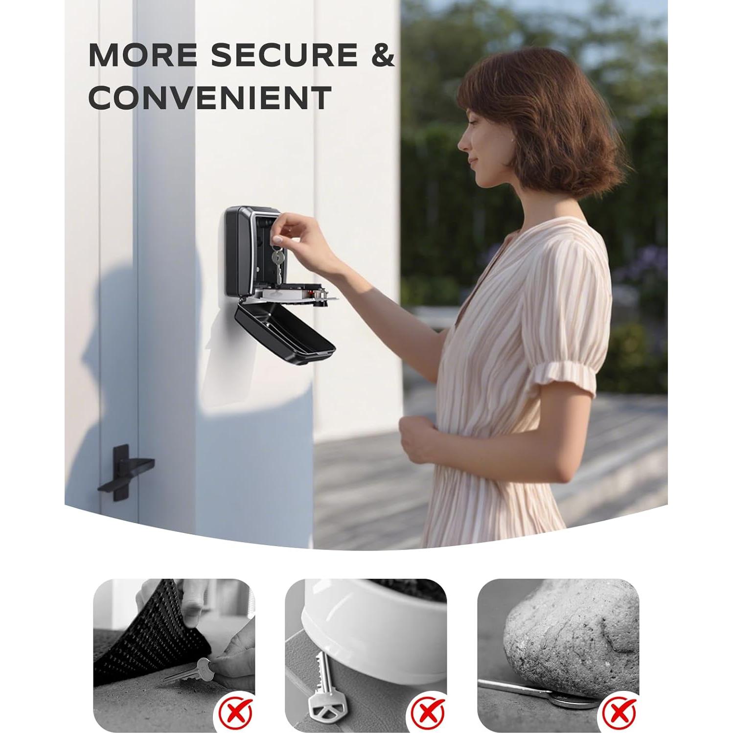 Caja de Seguridad Vewaci para Llaves con Código 12 Dígitos