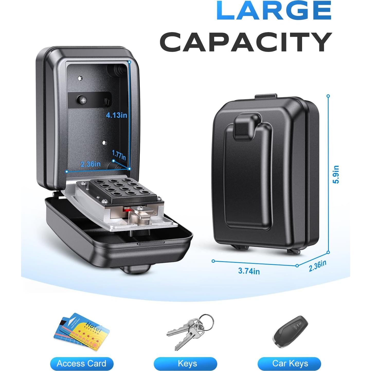 Caja de Seguridad Vewaci para Llaves con Código 12 Dígitos