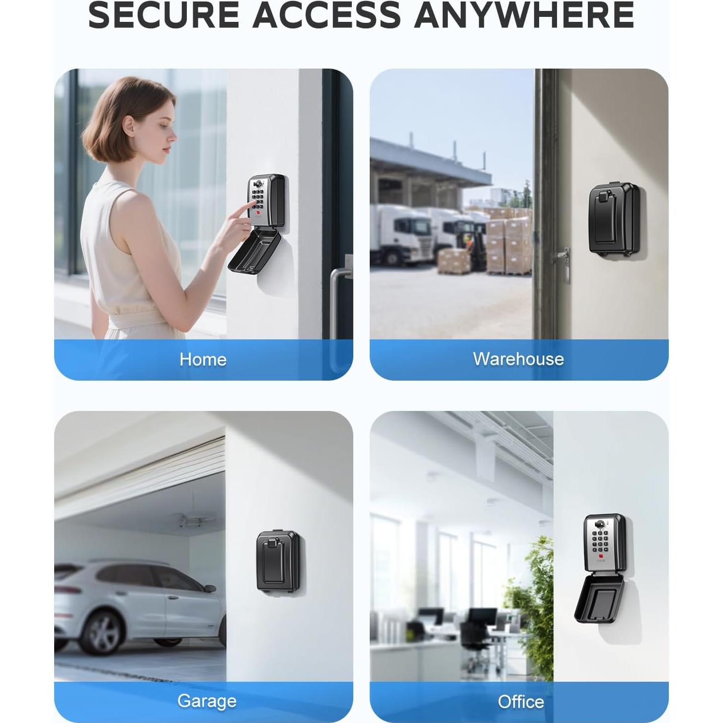 Caja de Seguridad Vewaci para Llaves con Código 12 Dígitos