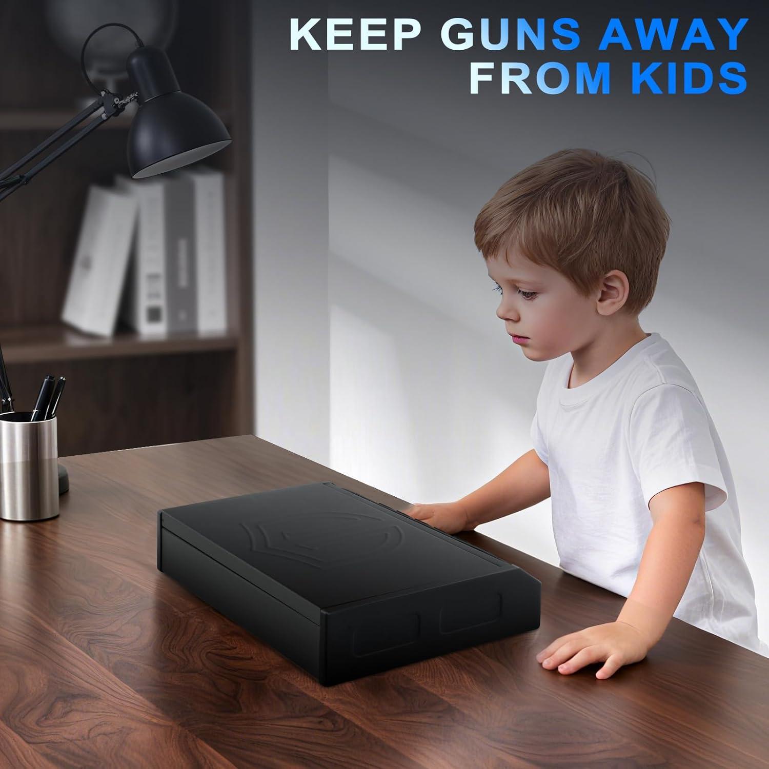 Caja Fuerte Biométrica TRRKO K2 para Pistolas - Acceso Rápido