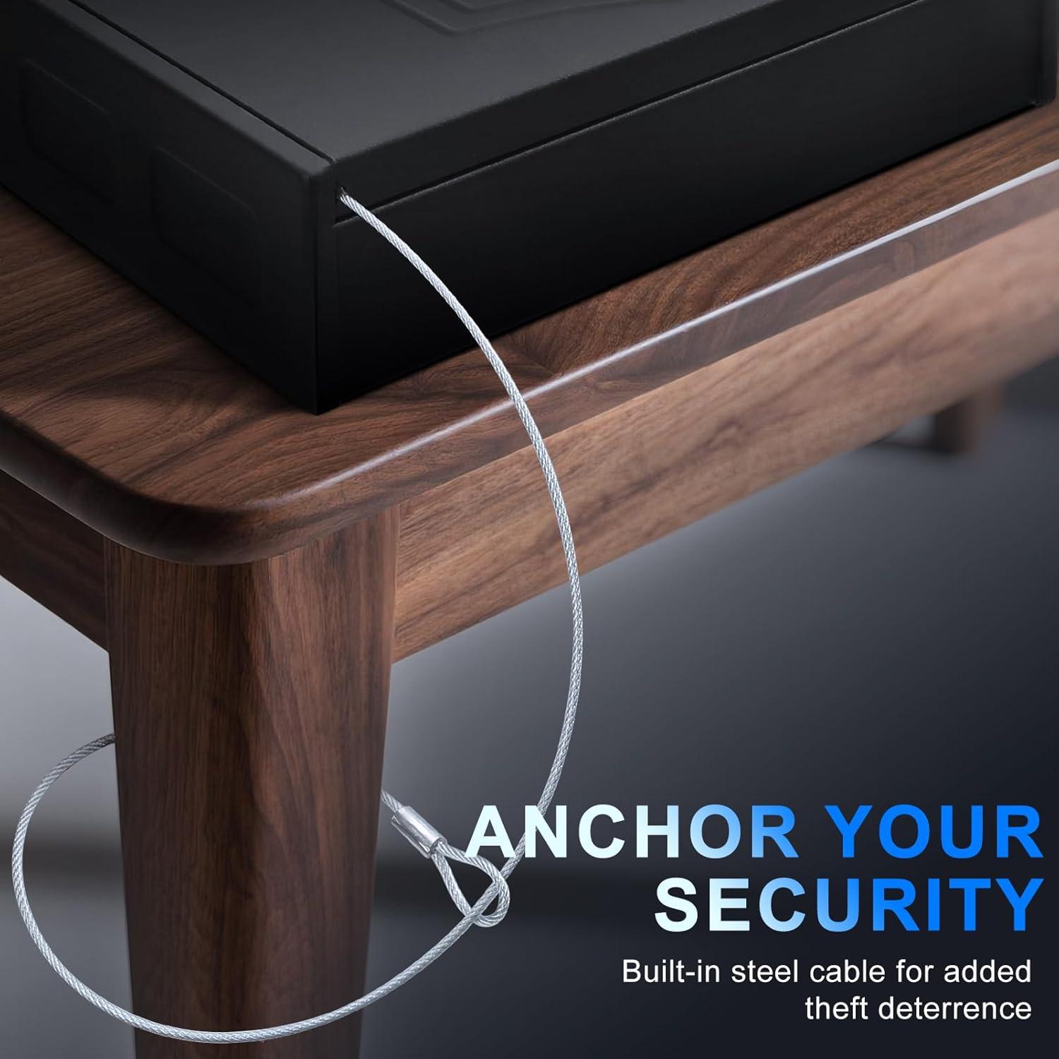 Caja Fuerte Biométrica TRRKO K2 para Pistolas - Acceso Rápido