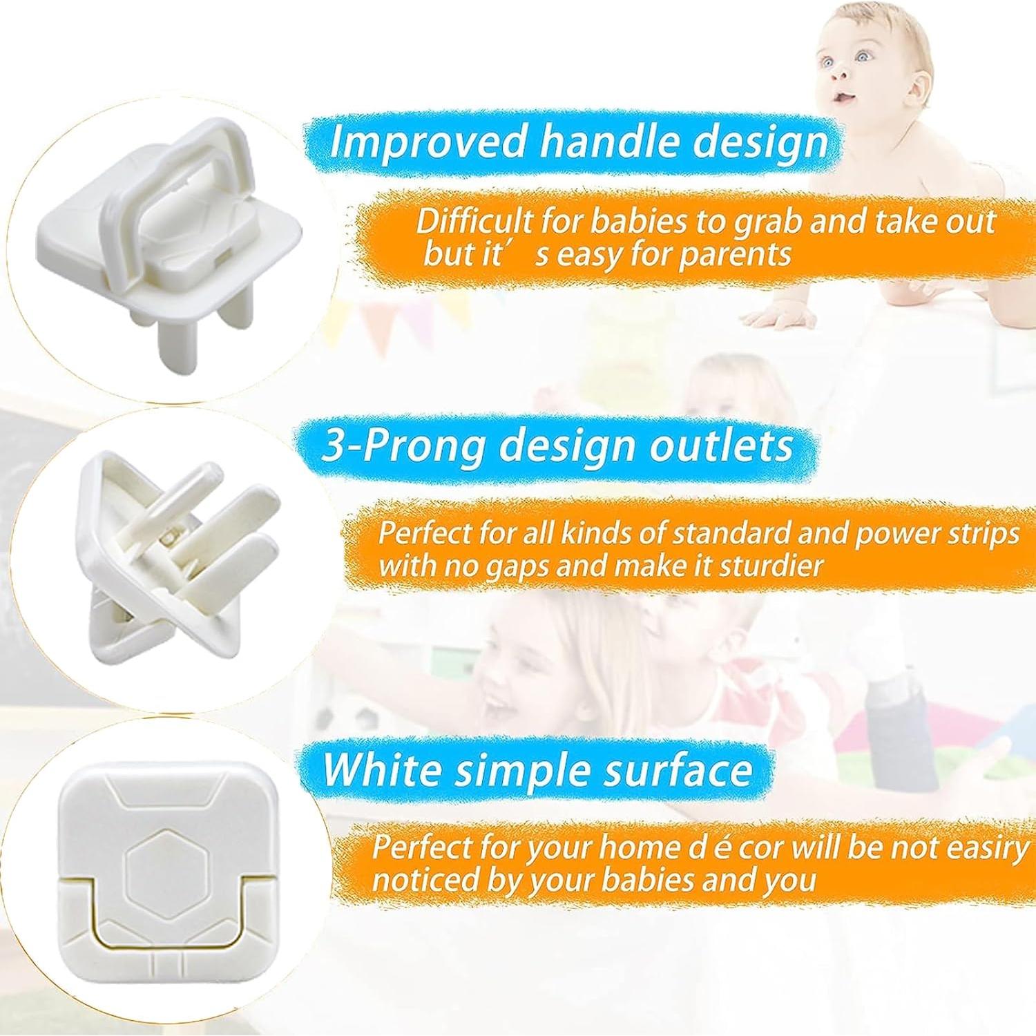 Cubiertas de Enchufes de Seguridad Shycool - Paquete 60 Unidades