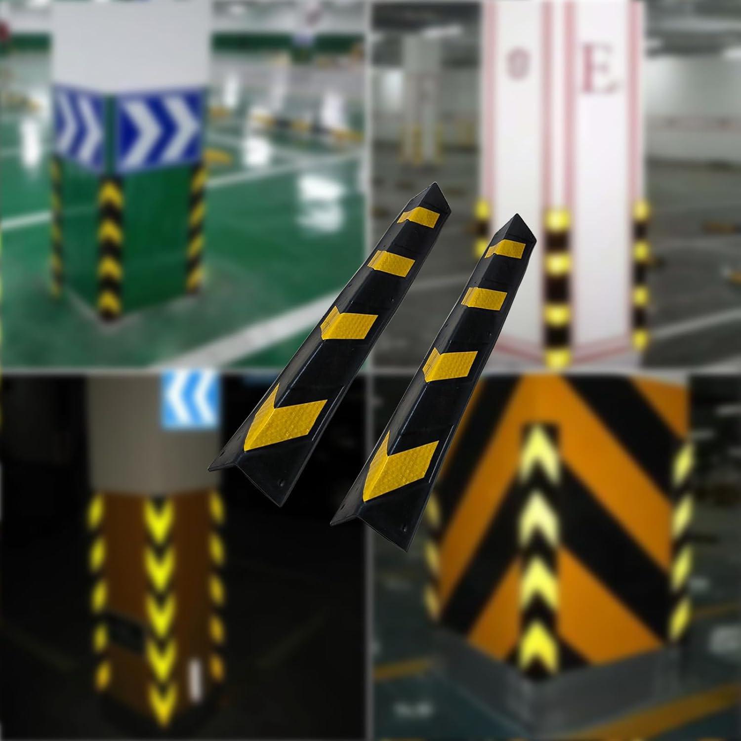 Protector de esquina de pared de garaje ASTAMOTOR 6 piezas 67.7 cm