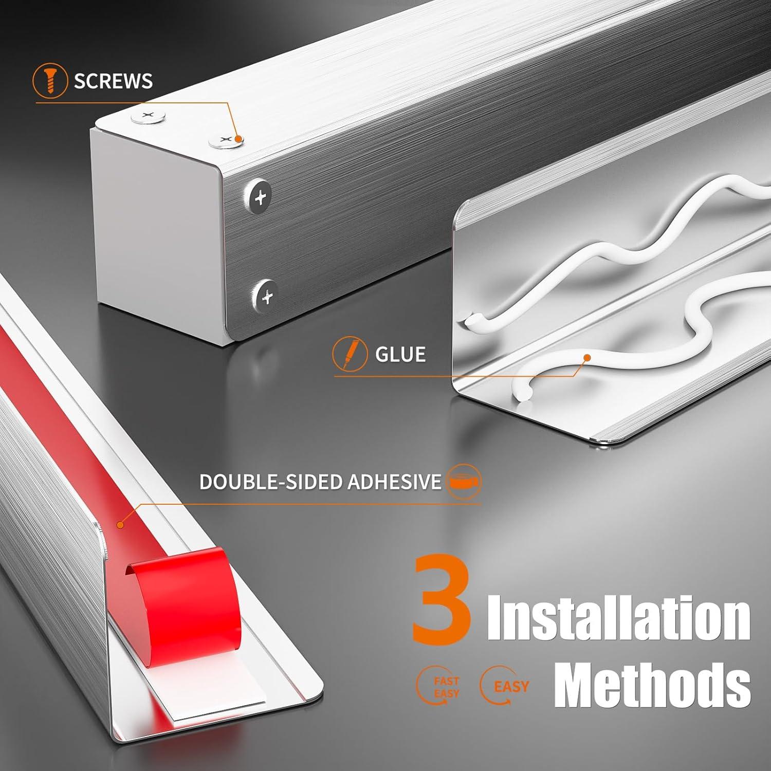 Protectores de Esquinas de Pared HelloaySen 2x2x121.92 cm Acero Inoxidable - Paquete de 10