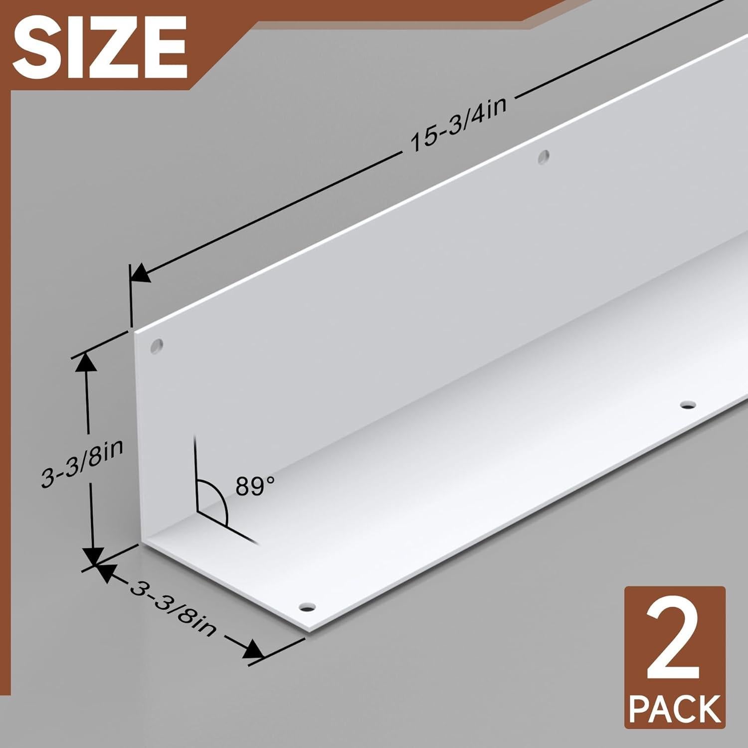 Protectores de Esquina de Aluminio BJADE 2 Piezas 40 cm