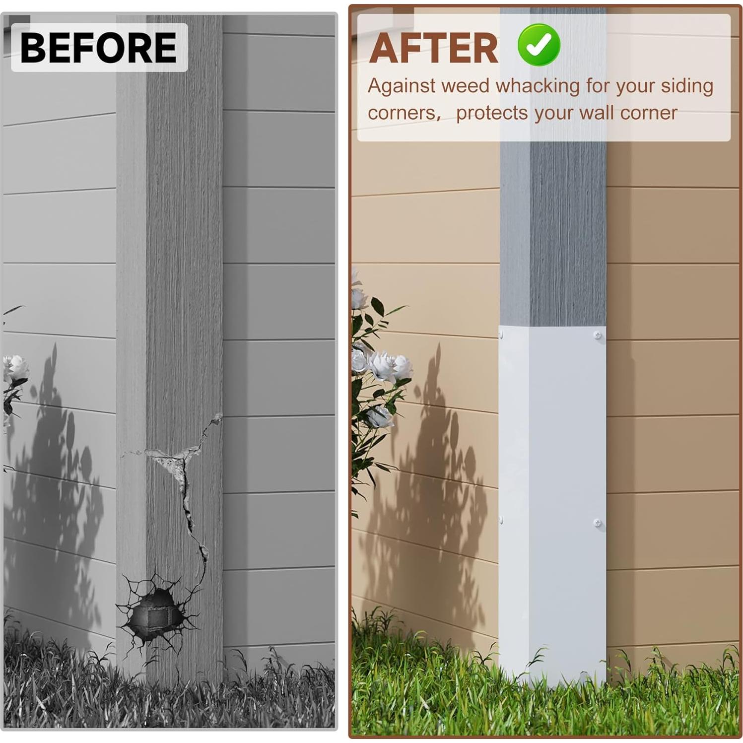 Protectores de Esquina de Aluminio BJADE 2 Piezas 40 cm