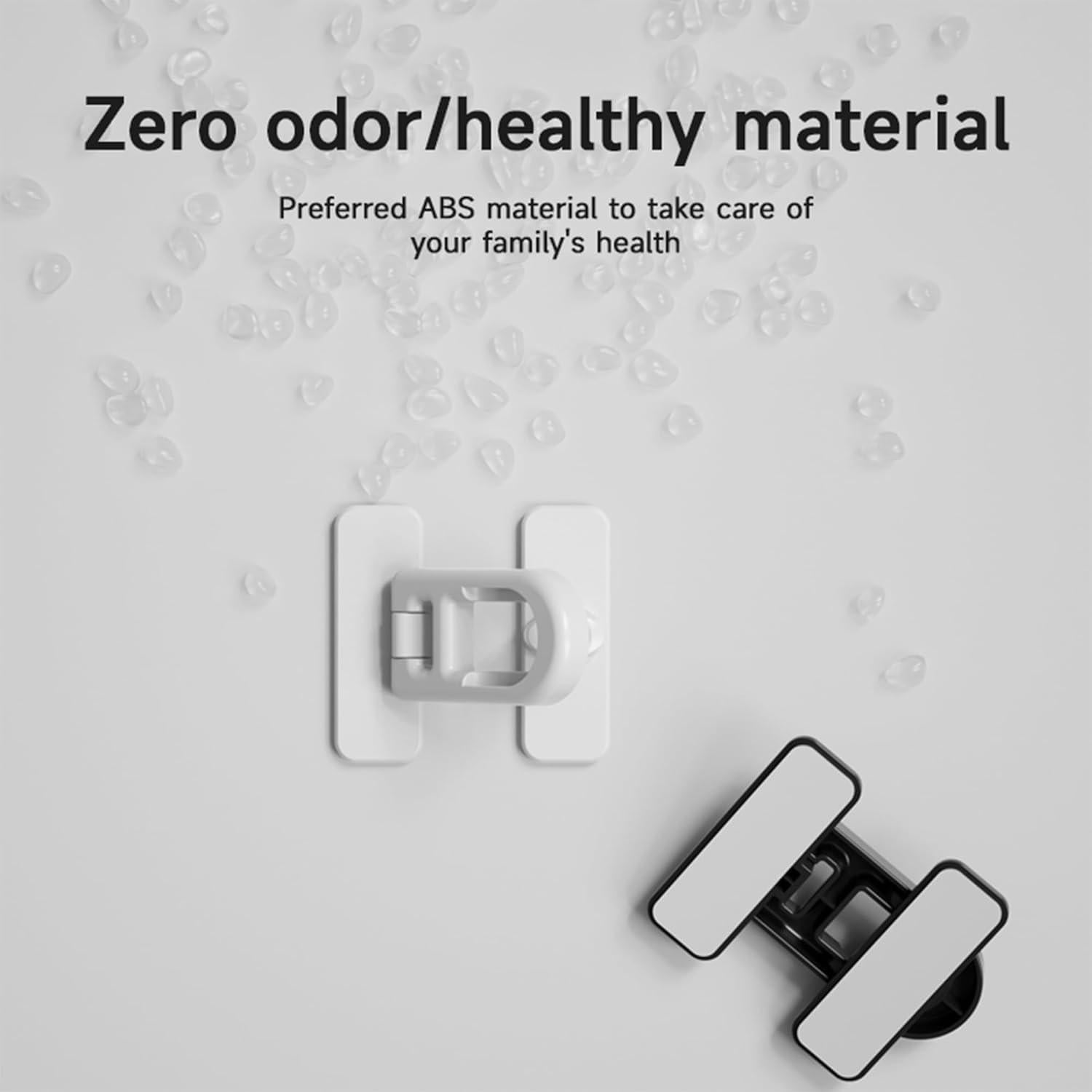 Cerraduras de Refrigerador a Prueba de Niños - 2 Piezas - Negro