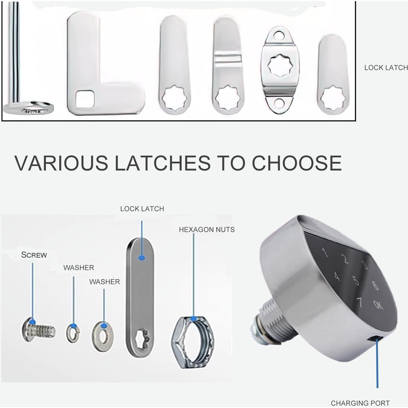 Cerradura Electrónica Táctil Lelukee para Armarios y Buzones