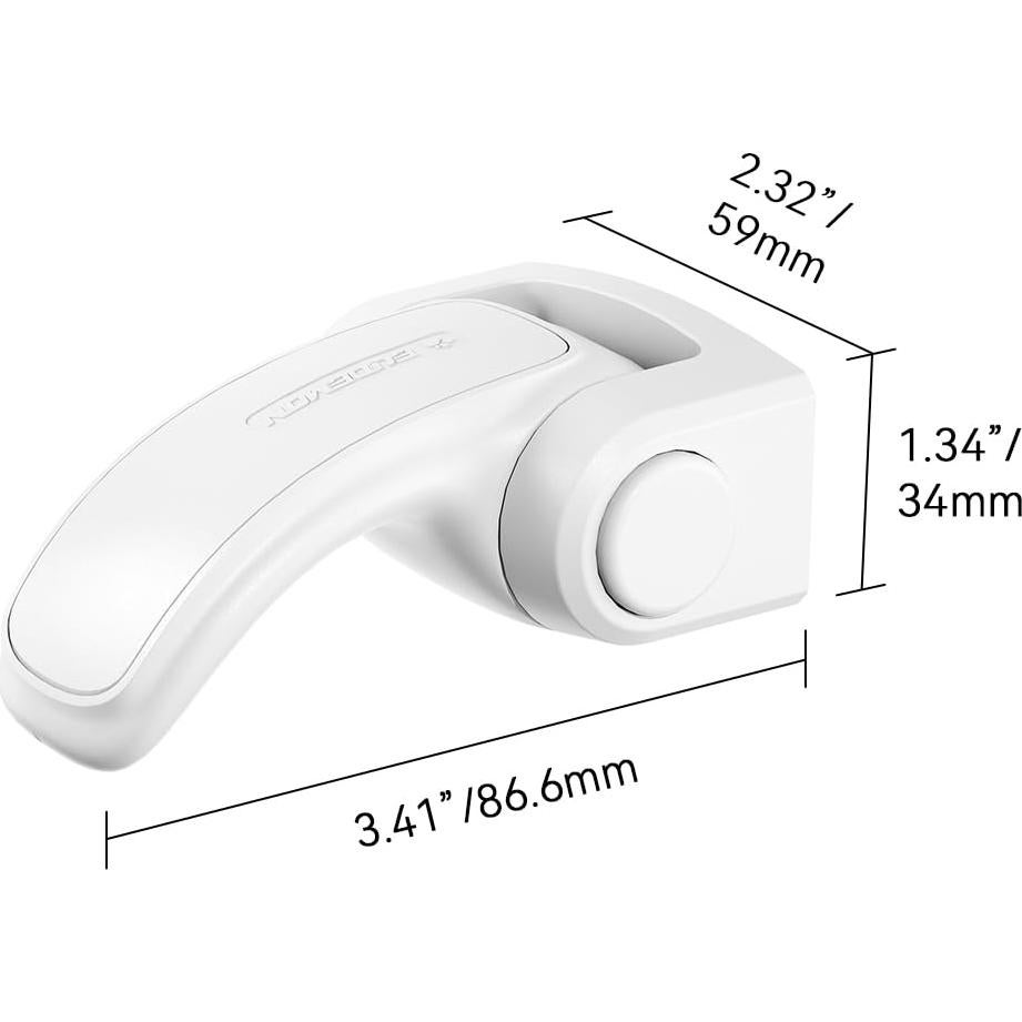 Cerradura de Seguridad para Horno EUDEMON - Fácil Instalación, Blanco