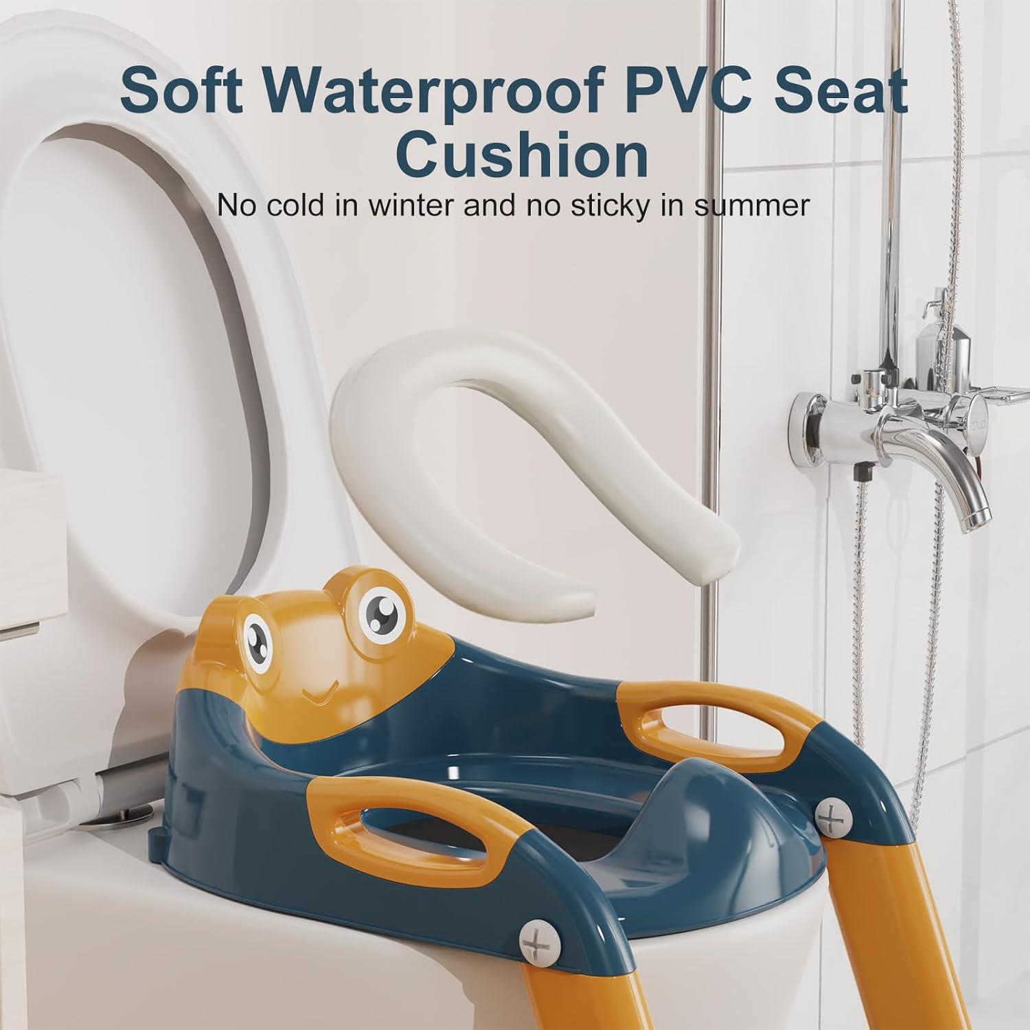 Asiento de Entrenamiento para Baño Bonbay Azul Marino 2-en-1