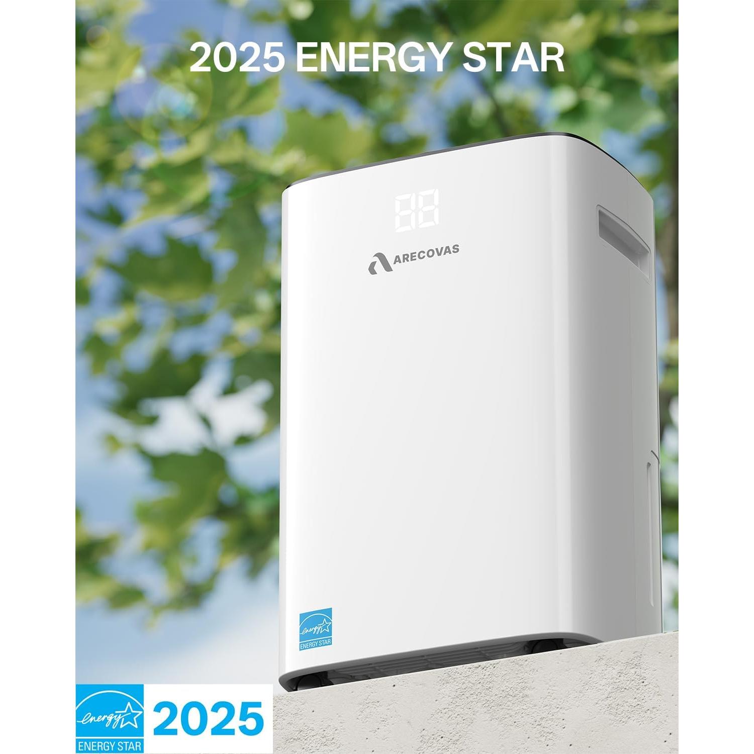 Deshumidificador Arecovas 52 Pintas 4500 Pies² 2025 Energy Star