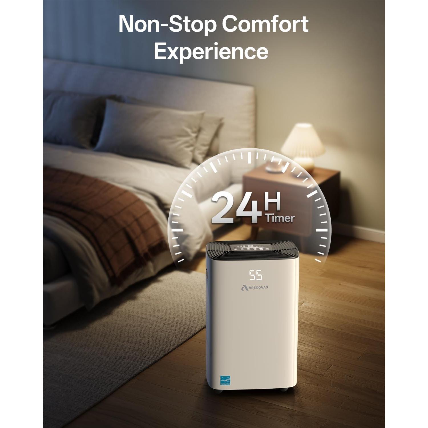 Deshumidificador Arecovas 52 Pintas 4500 Pies² 2025 Energy Star