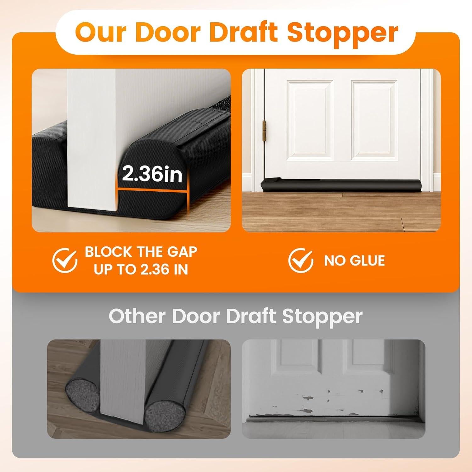 Tapón para Corrientes de Aire de Puerta DailyCuddles 91.44 cm Ajustable