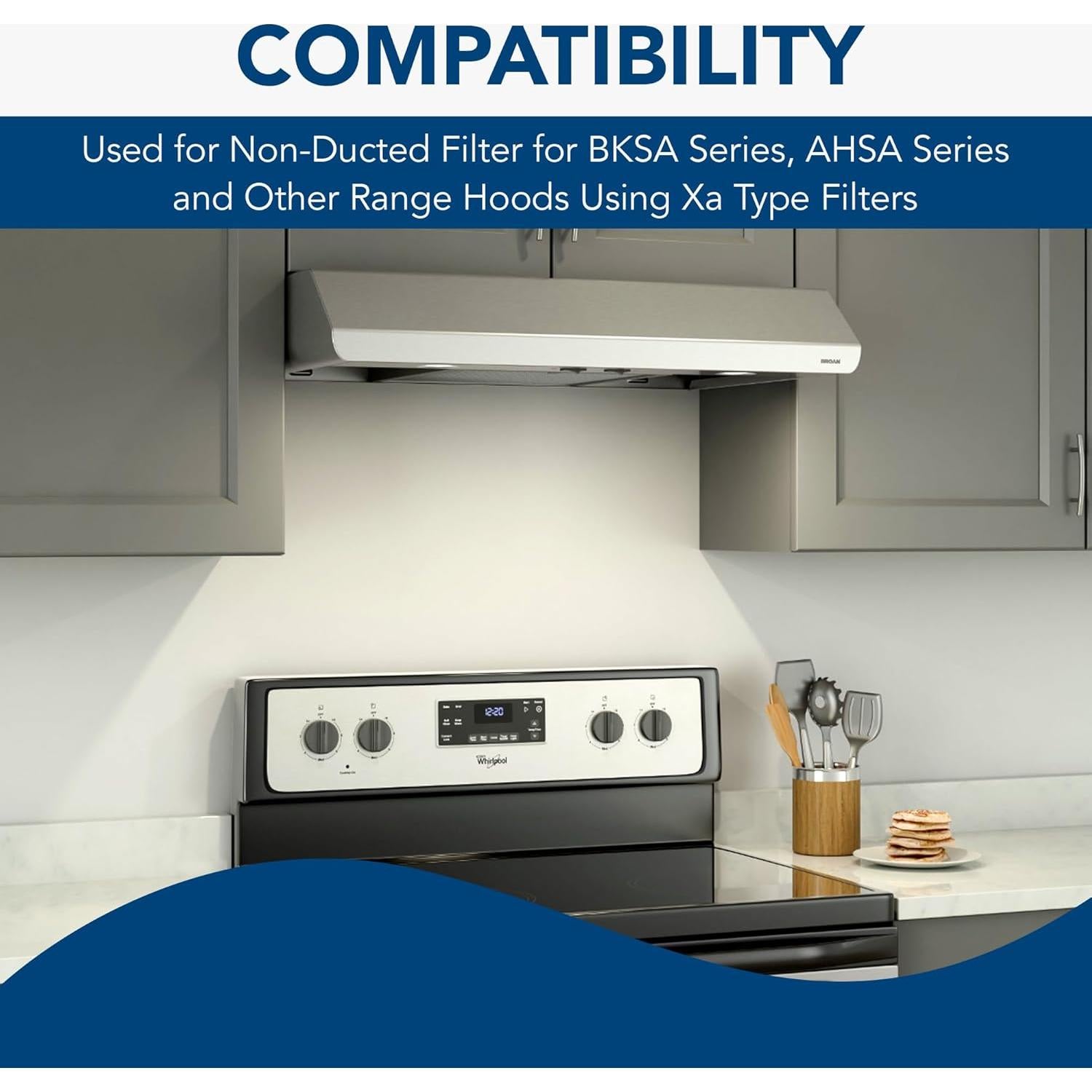 Filtro de Carbón de Reemplazo Broan-NuTone HPF1 para Campanas