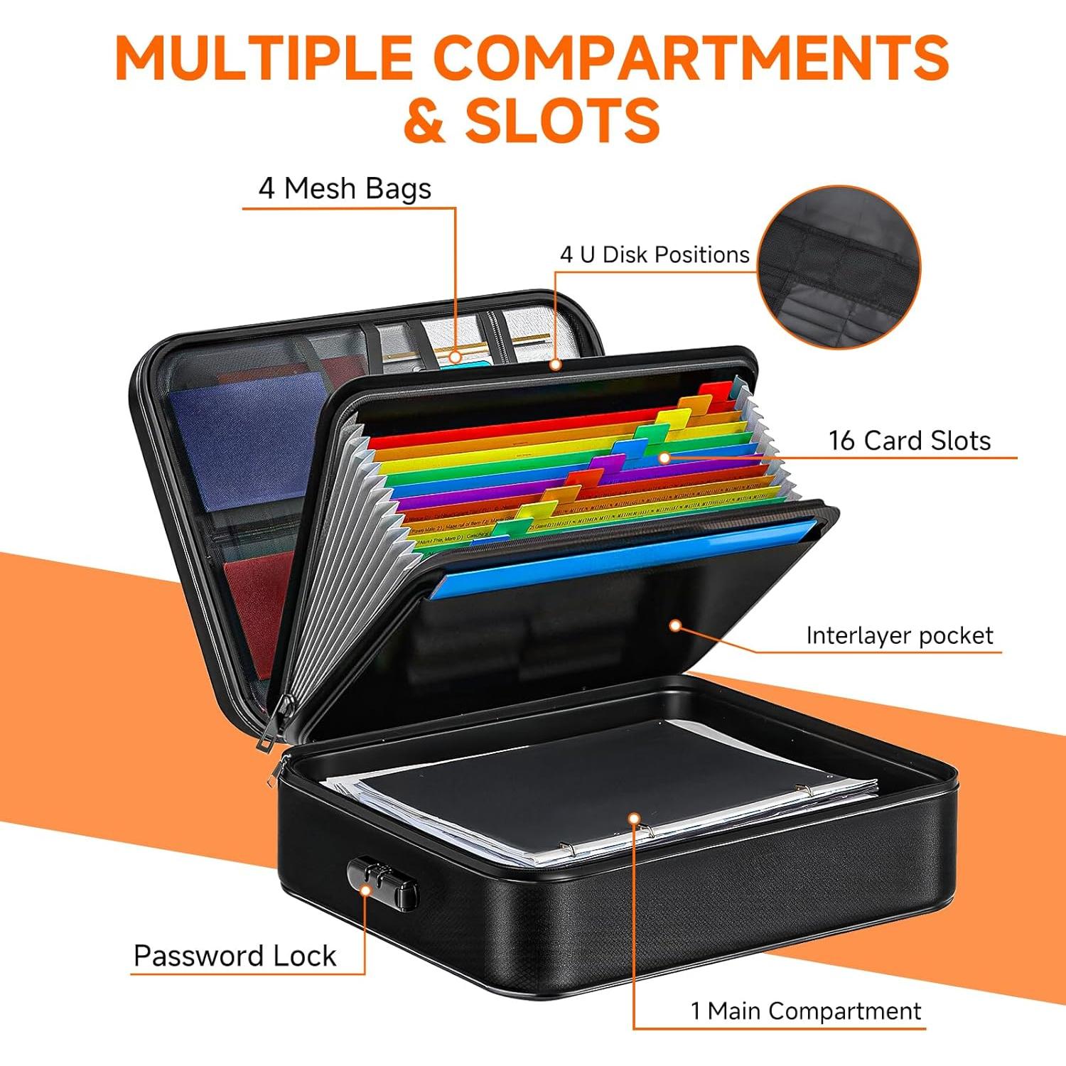 Bolsa Organizadora de Documentos DOXLMP a Prueba de Fuego