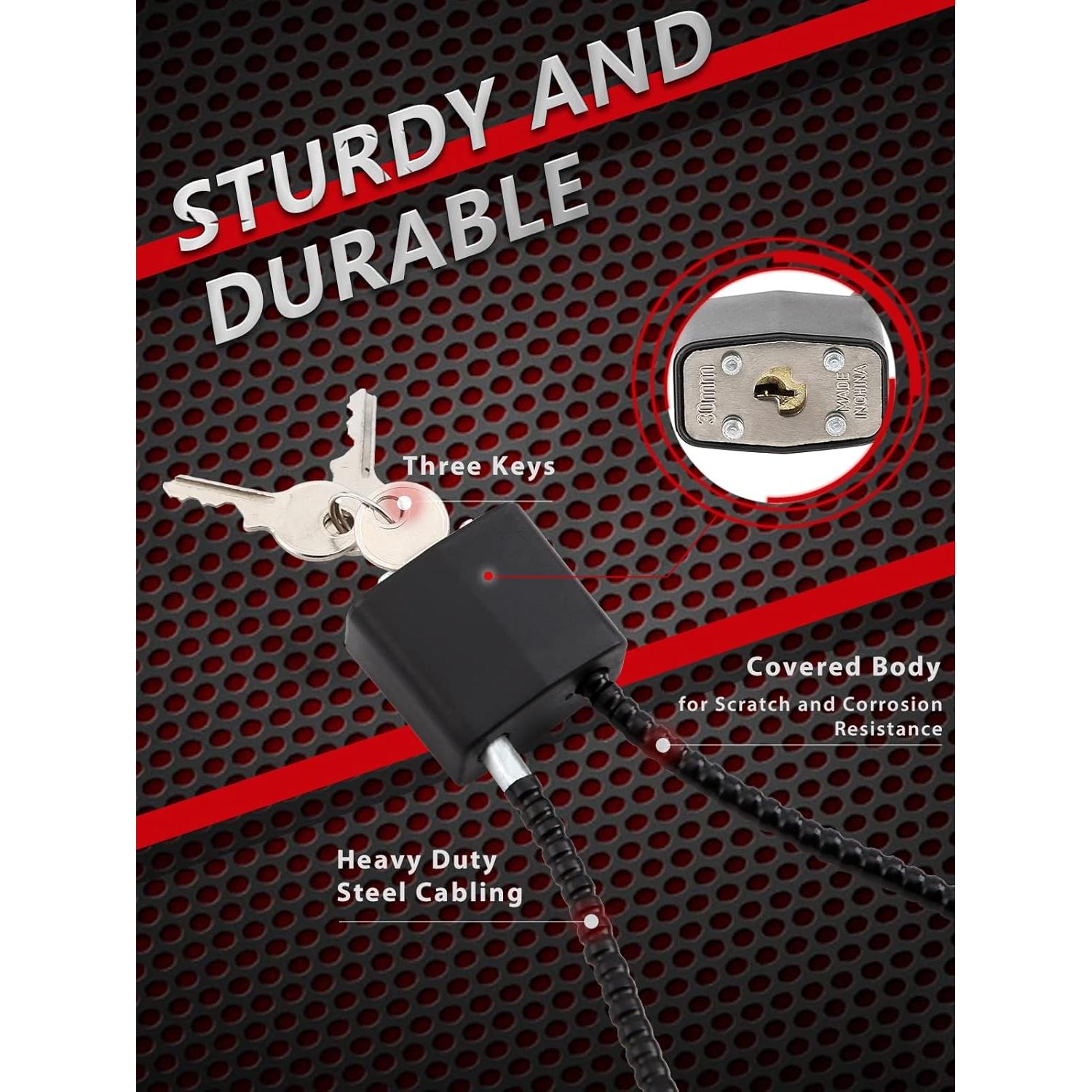 Candado de Cable para Armas DELSWIN 15" (38.1 cm) Alta Seguridad