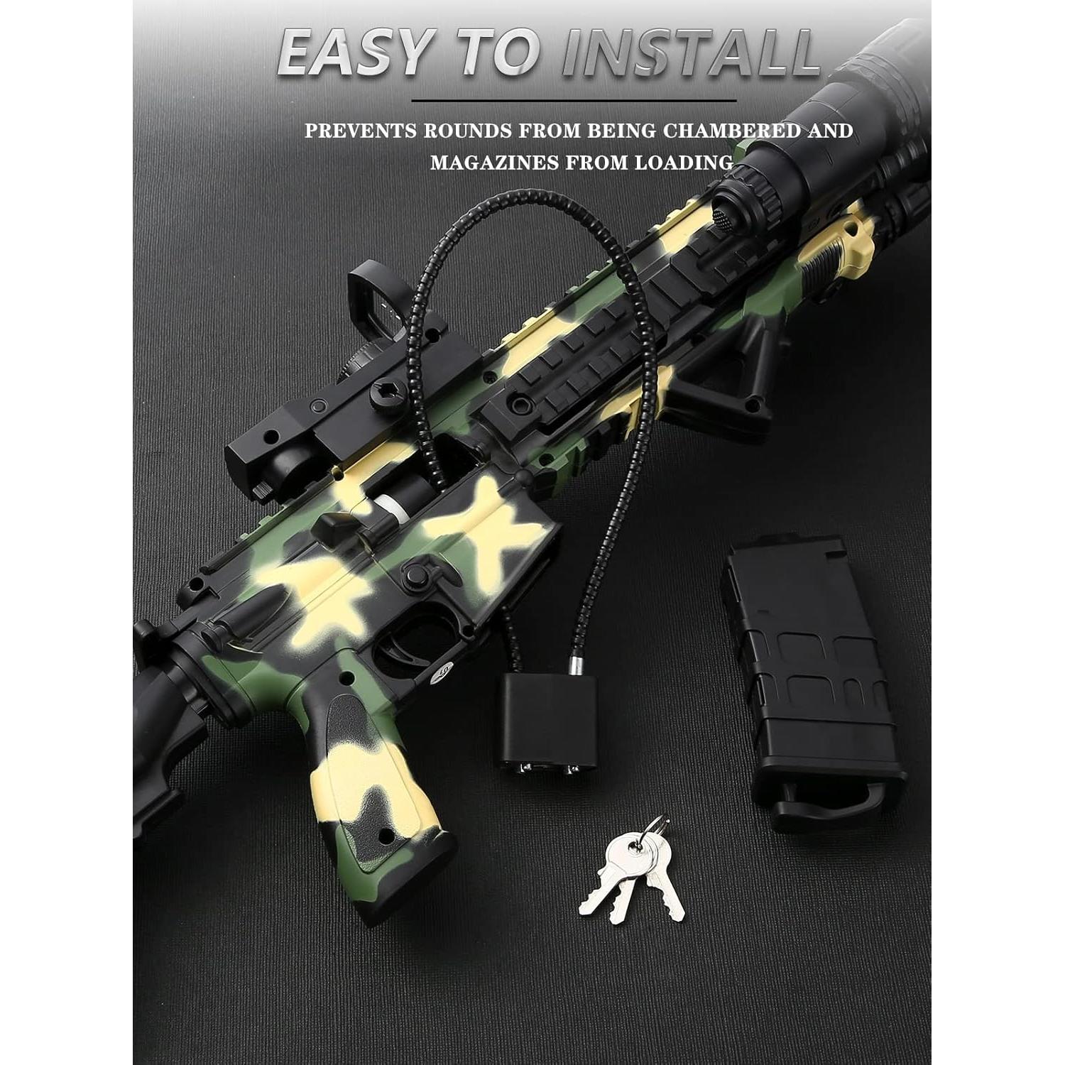 Candado de Cable para Armas DELSWIN 15" (38.1 cm) Alta Seguridad