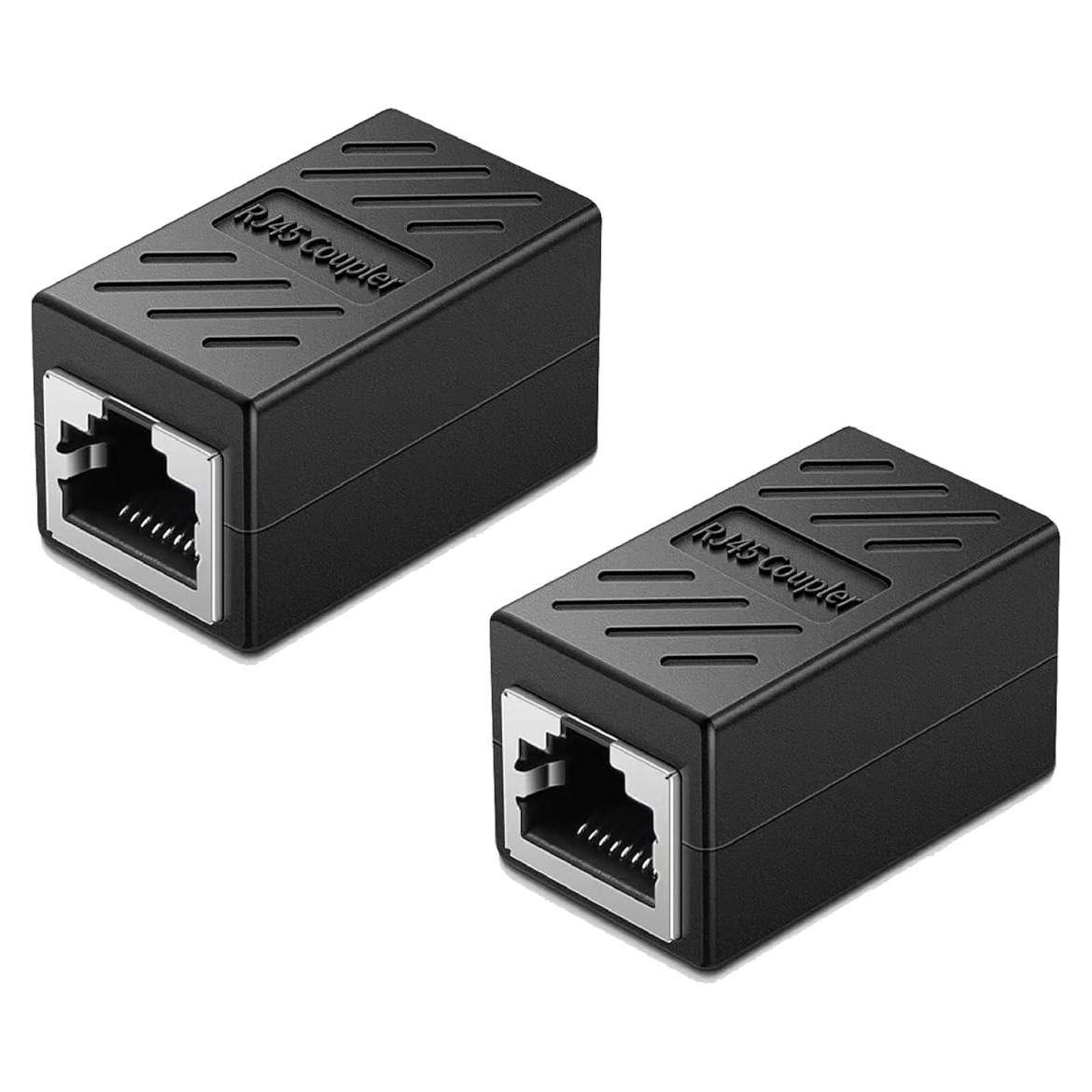 Acoplador RJ45 MUKSIRON Ethernet Cat6 Femenino a Femenino - 2 Piezas