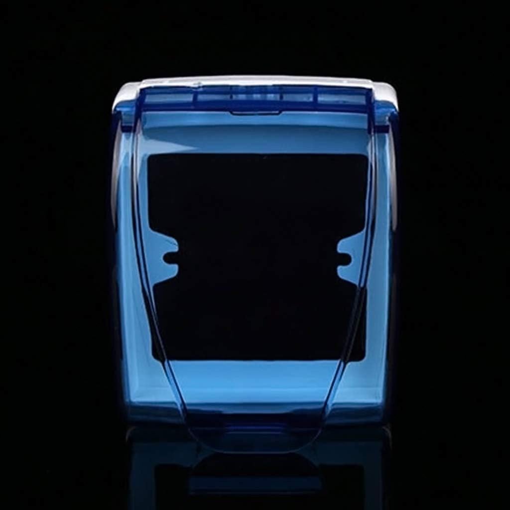 Cubierta Impermeable para Enchufe de Pared Caralin Azul 12x10cm