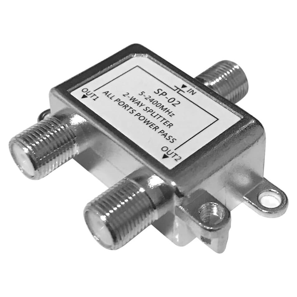 Divisor de Cable Coaxial 2 Vías Ysxsqgc 5-2400MHz RG6