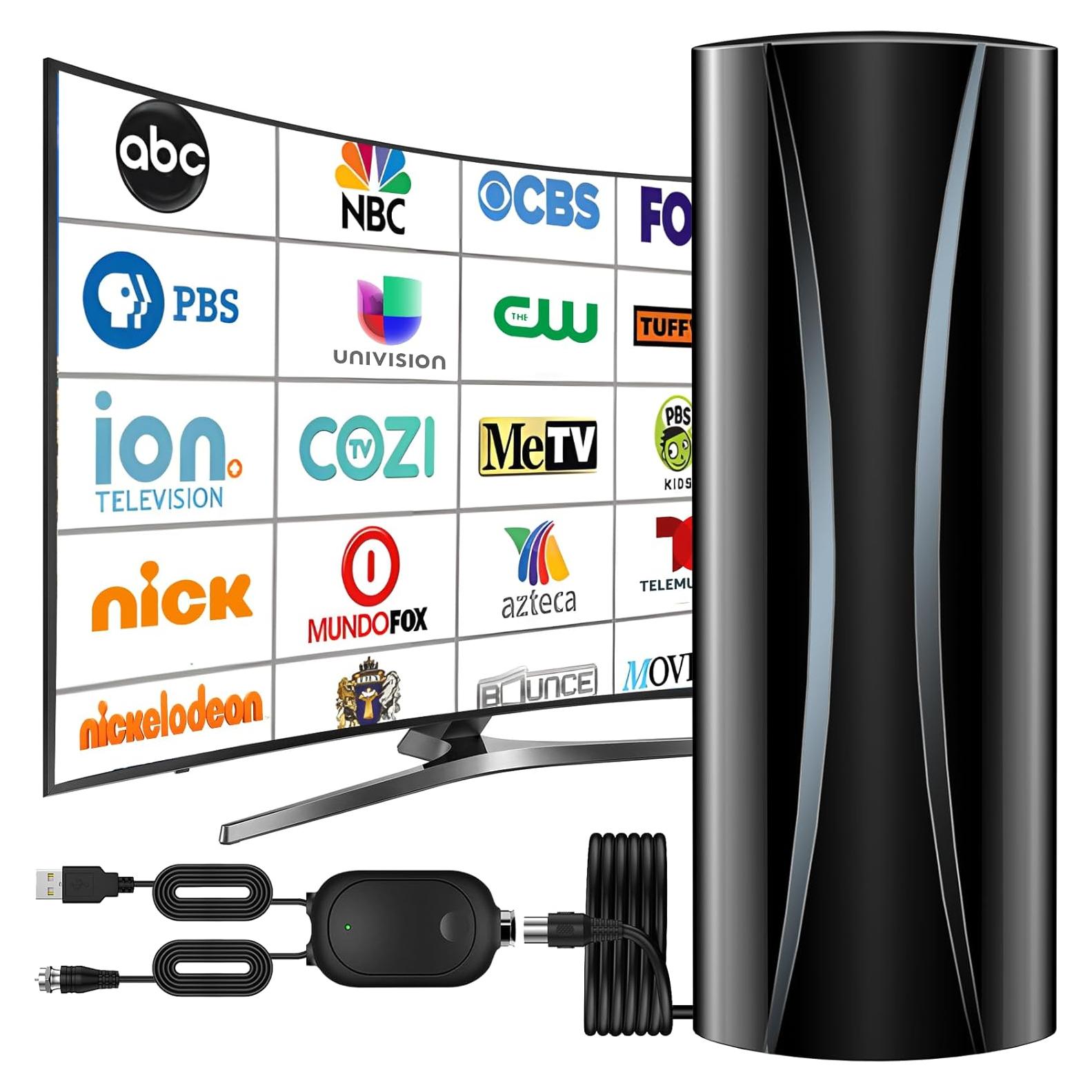 Antena de TV Digital Forlovv AN-5004 2800+ Millas 360° HD