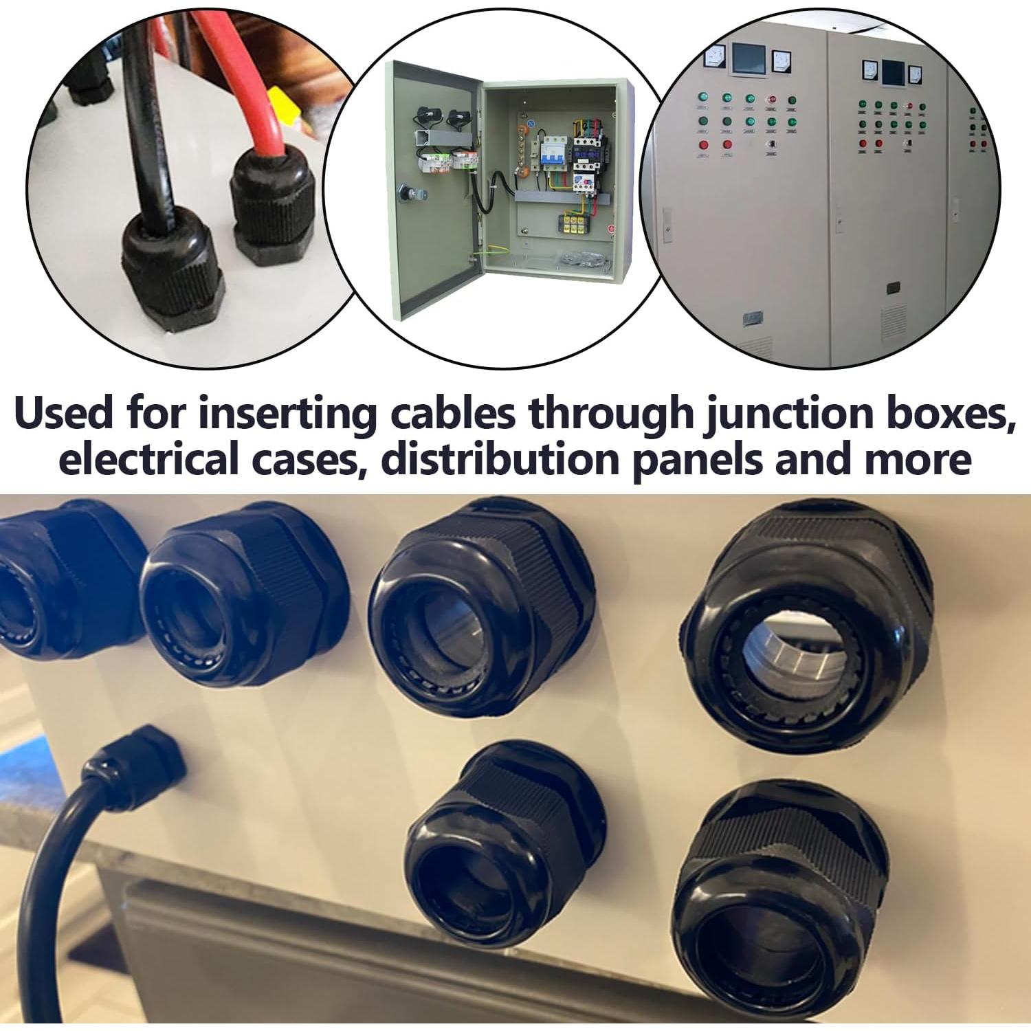 Kit de Conectores de Cable Impermeables IP68 Maierke 100PCS